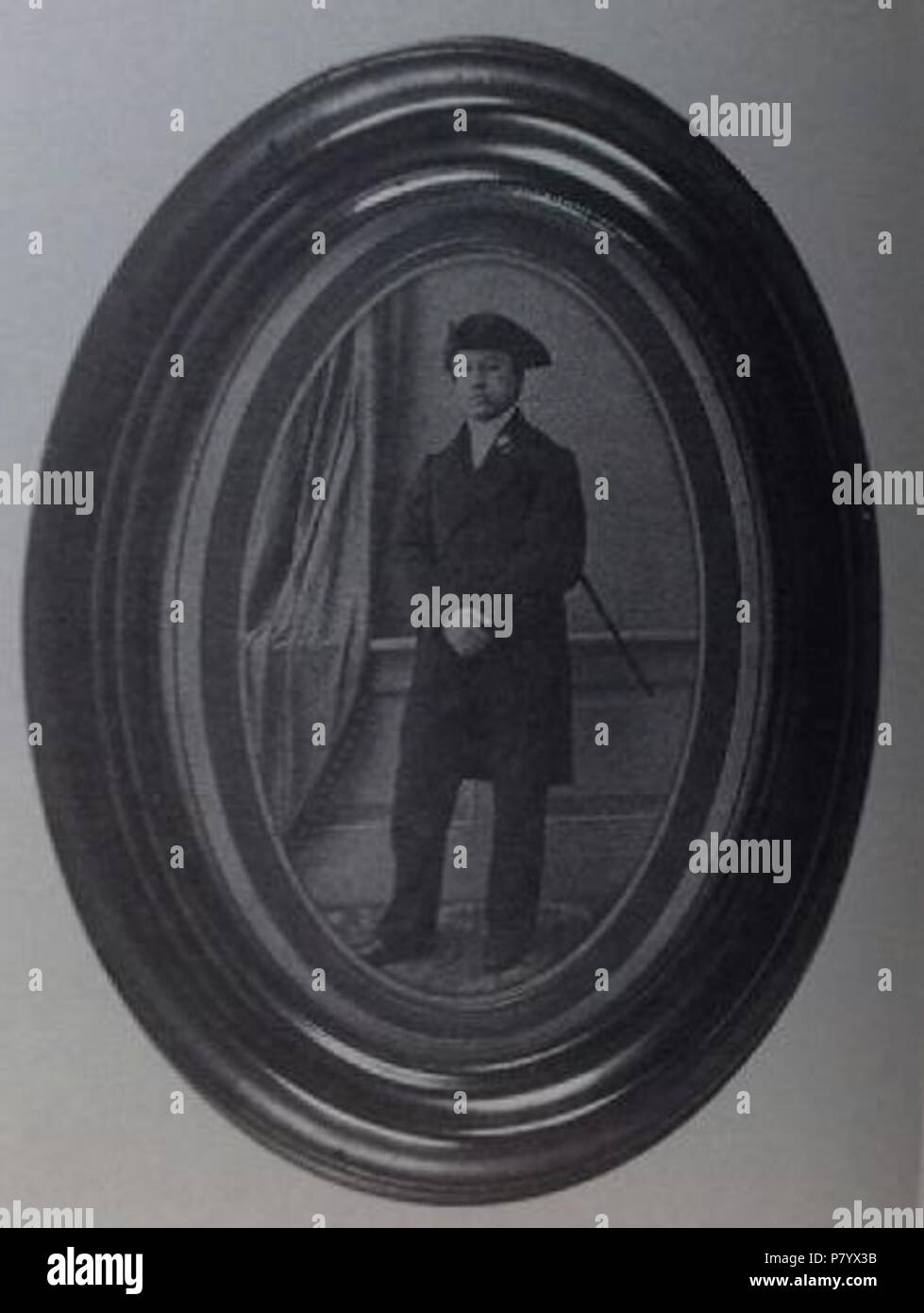Nederlands: Foto van de Nederlandse dominee Leendert Schouten, oprichter van het Bijbels Museum English: Picture of the Dutch referent Leendert Schouten, founder of the Biblical Museum in Amsterdam . circa 1865 250 Lschouten1 Stock Photo