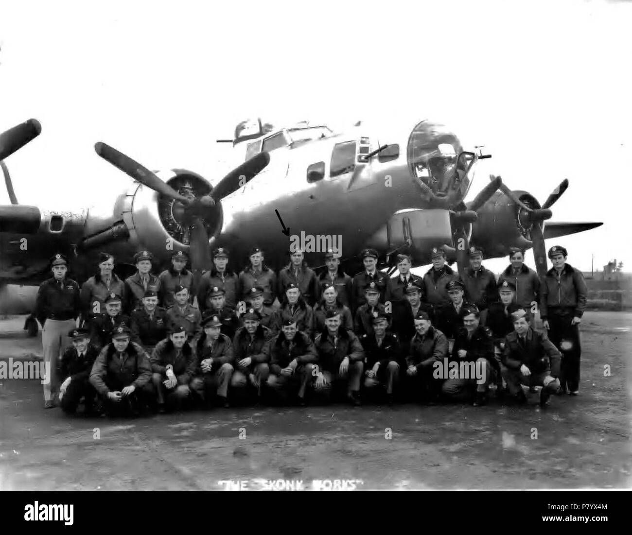 482d Bombardment Group - RAF Alconbury 1944. Stock Photo
