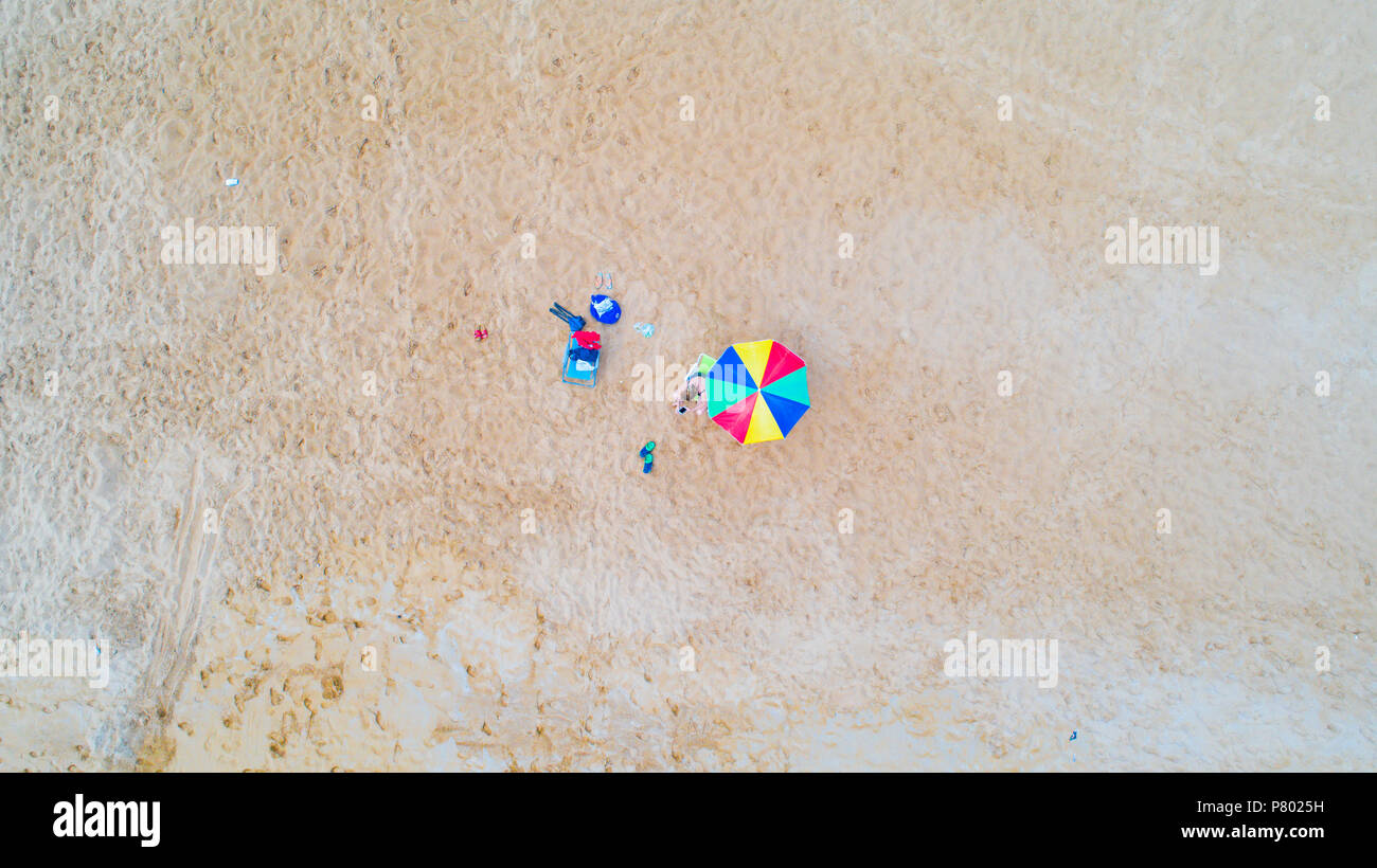 Beach Umbrellas Aerial Stock Photos Beach Umbrellas Aerial Stock