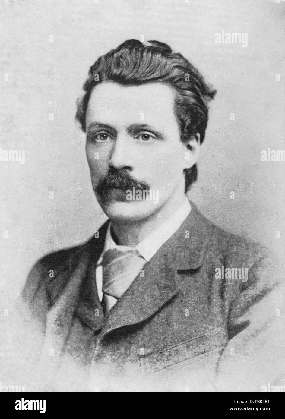 George Gissing . circa 1880 170 George Gissing Stock Photo