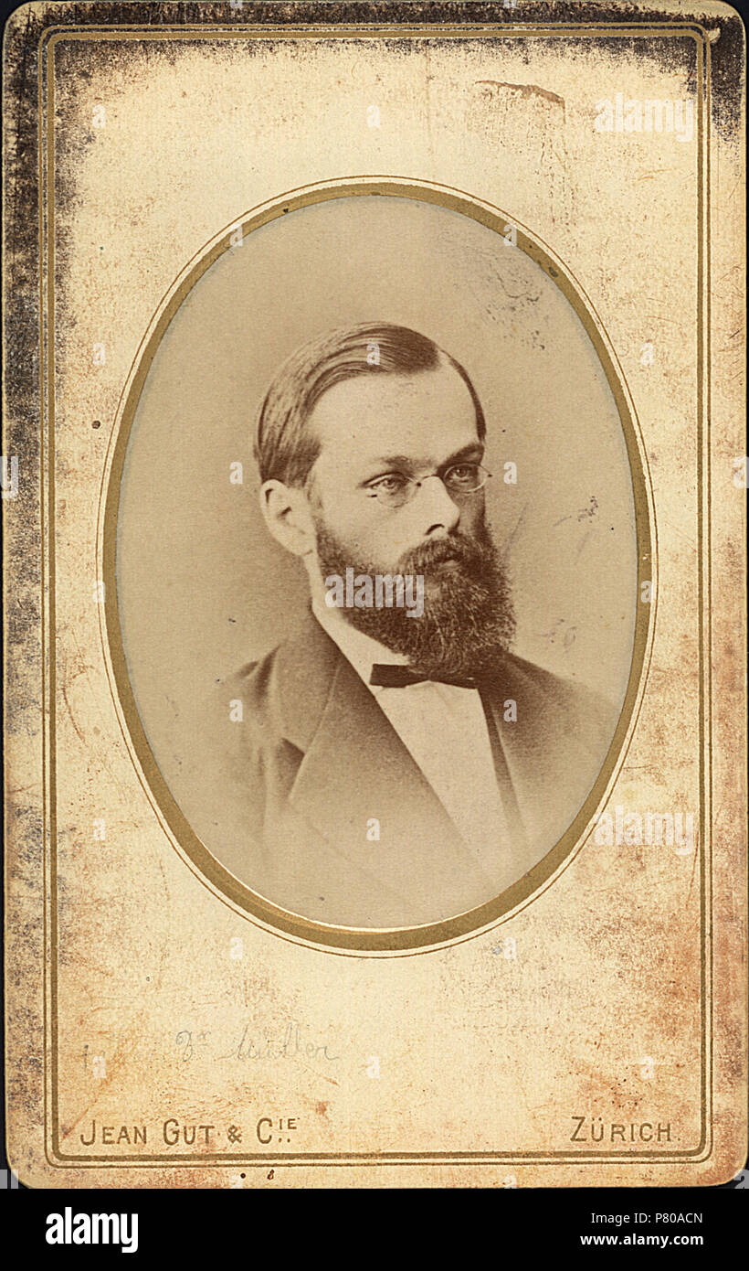 149 ETH-BIB-Müller, Johann Jakob (1846-1875)-Portrait-Portr 06239 Stock Photo
