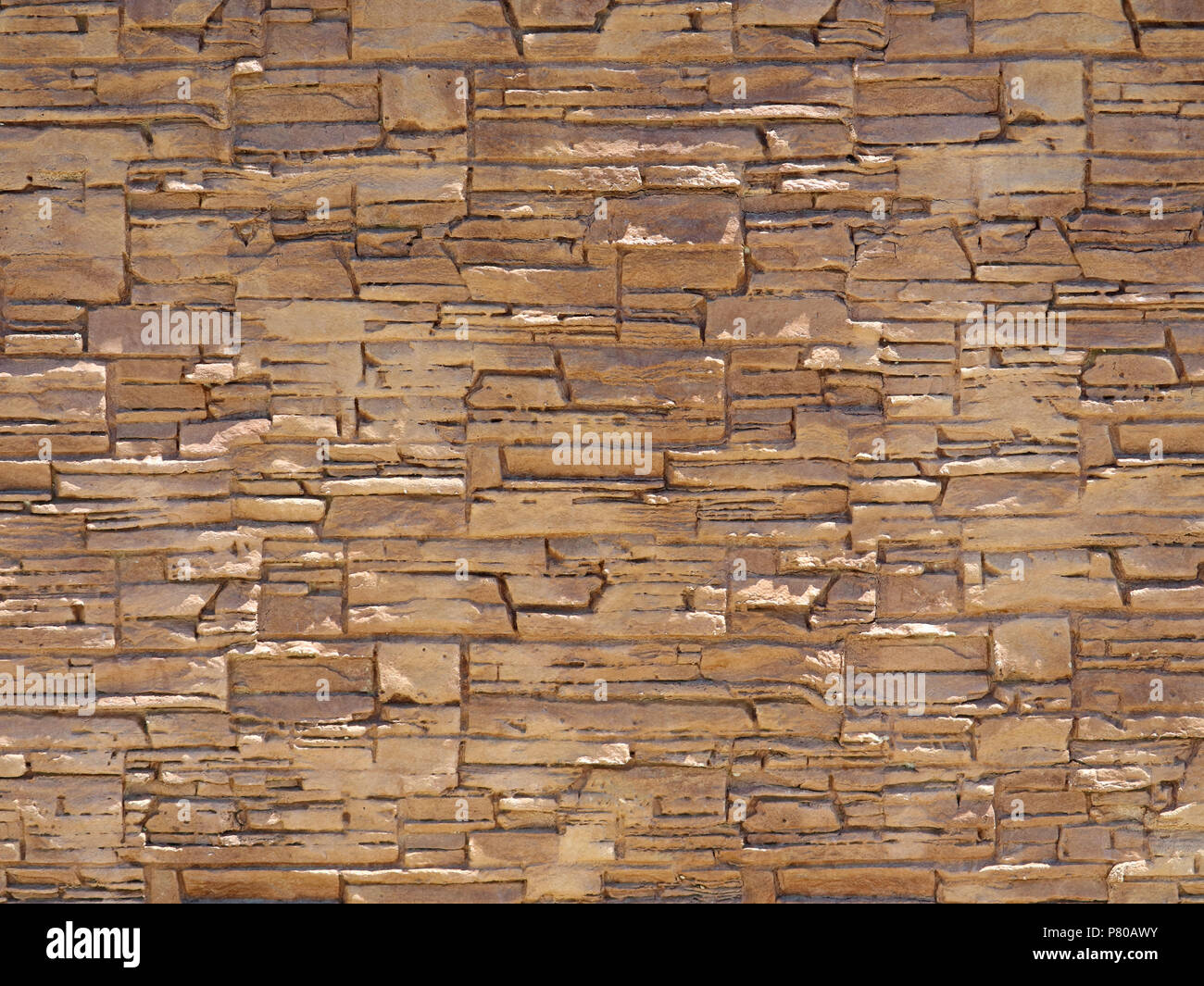 sand stone wall texture, surface as background Stock Photo