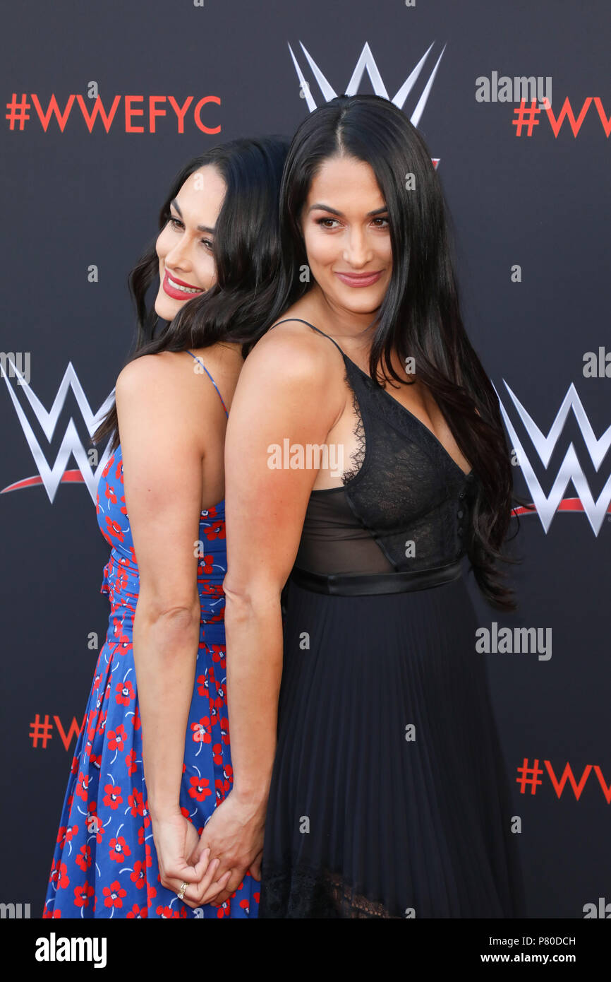 The Bella Twins, Nikki and Brie WWE and the Muscular Dystrophy Association  (MDA) join forces to present the annual WWE Stock Photo - Alamy