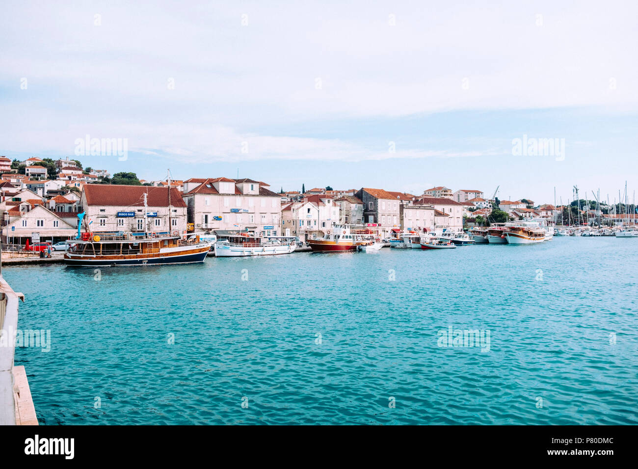 The city of Trogir in Dalmatia/Croatia Stock Photo