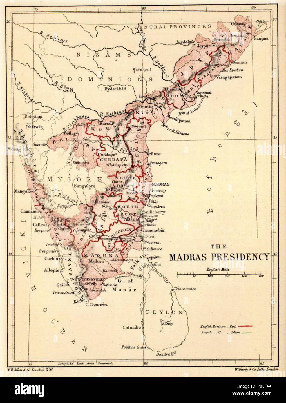 Old Maps Of Madras