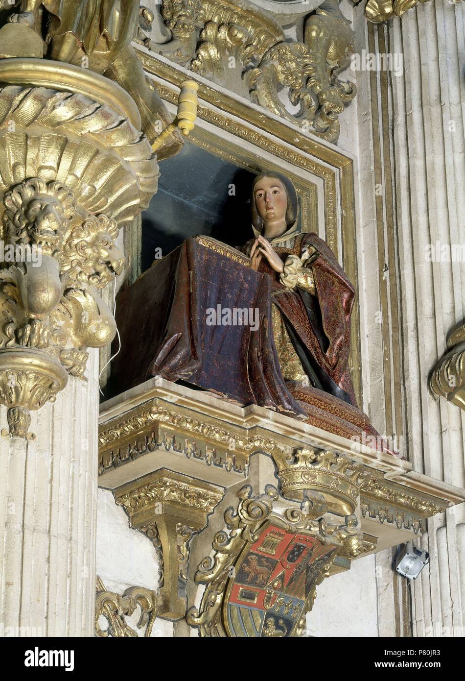 CAPILLA MAYORESCULTURA DE ISABEL I LA CATOLICA ORANTE. Author Pedro