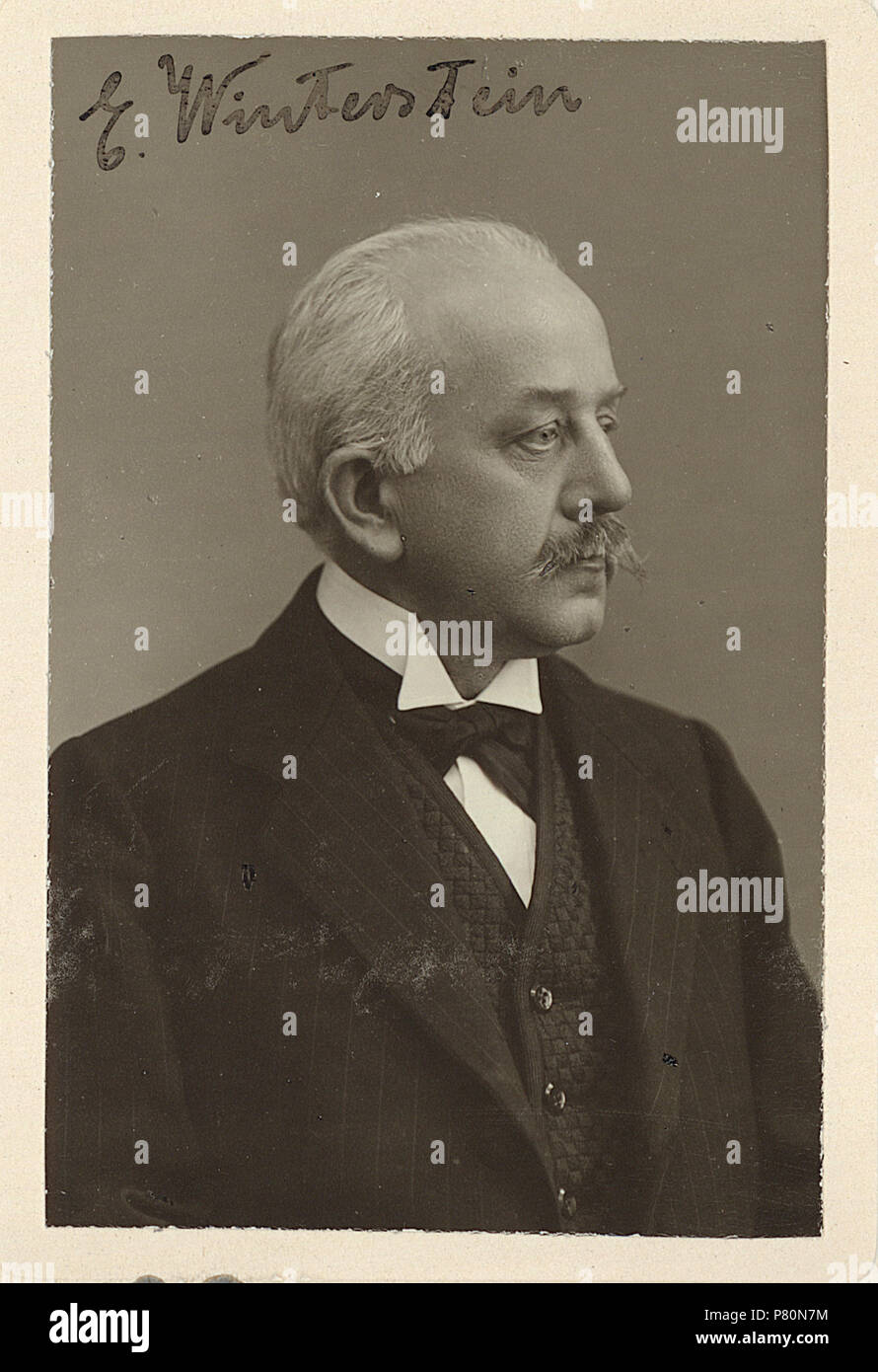 . Winterstein, Ernst (1865-1949) before 1921 150 ETH-BIB-Winterstein, Ernst (1865-1949)-Portrait-Portr 02881 Stock Photo