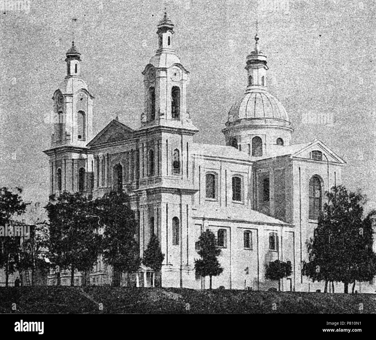 389 Viciebsk, Pračyścienskaja. Віцебск, Прачысьценская (1914) Stock Photo