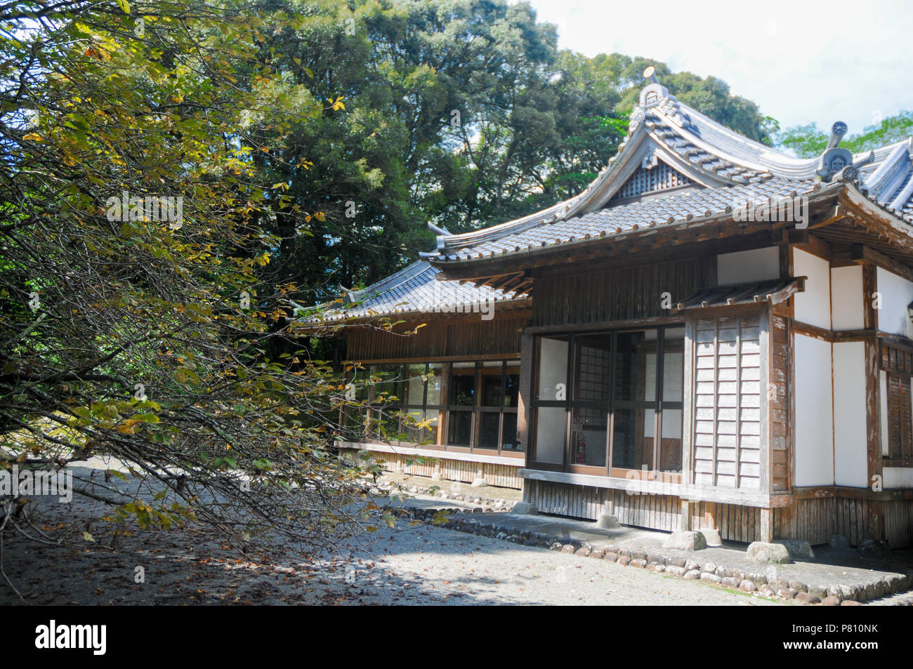 Japanese Old House located in Shizuoka, Japan. The house in Japan is