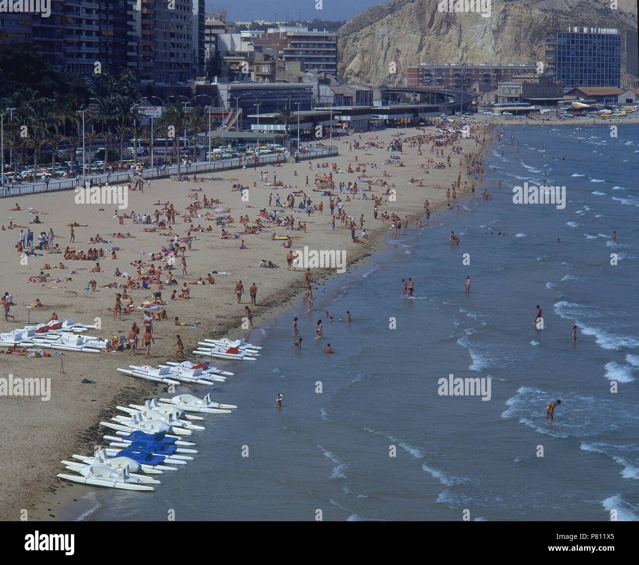 PLAYA. Location EXTERIOR, SPAIN Stock Photo Alamy