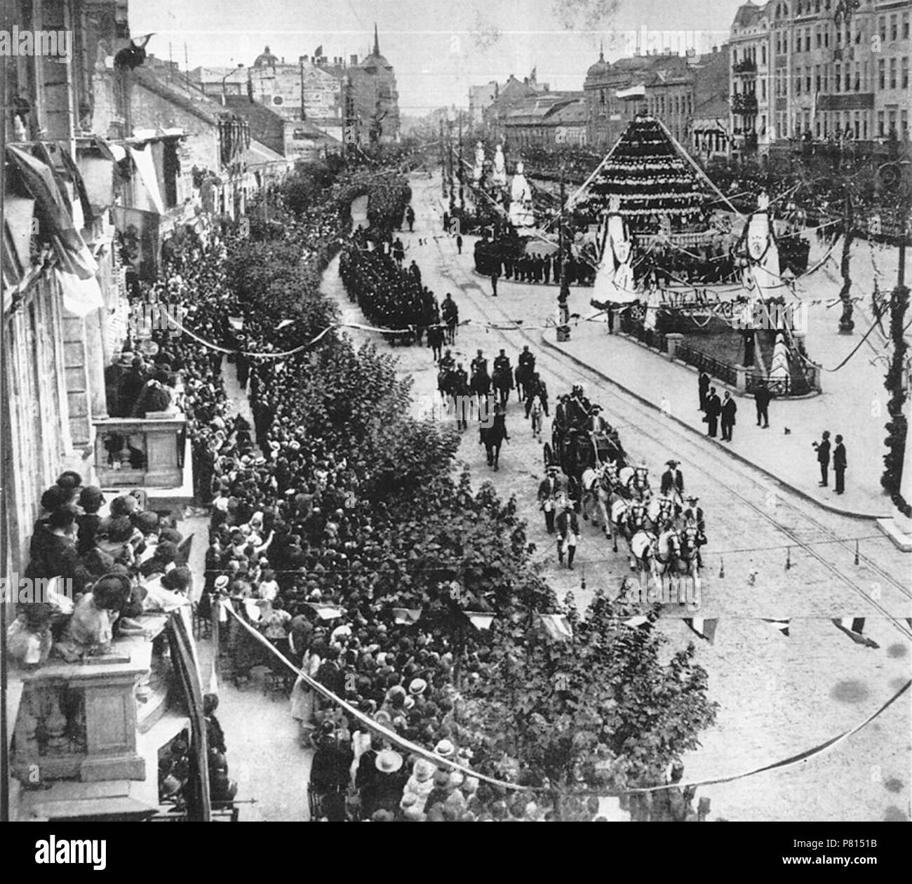 English: Wedding of Alexander I of Yugoslavia & Princess Marie of ...