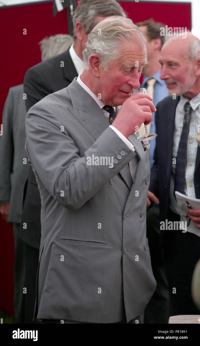 The Duke and Duchess of Cornwall visit Wadebridge and attend the Royal Cornwall Show  Featuring: Prince Charles, Charles Prince of Wales Where: Wadebridge, United Kingdom When: 07 Jun 2018 Credit: John Rainford/WENN Stock Photo