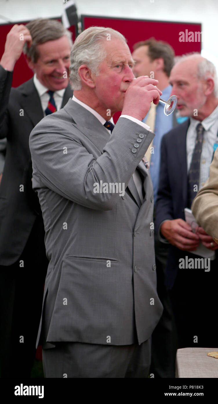 The Duke and Duchess of Cornwall visit Wadebridge and attend the Royal Cornwall Show  Featuring: Prince Charles, Charles Prince of Wales Where: Wadebridge, United Kingdom When: 07 Jun 2018 Credit: John Rainford/WENN Stock Photo