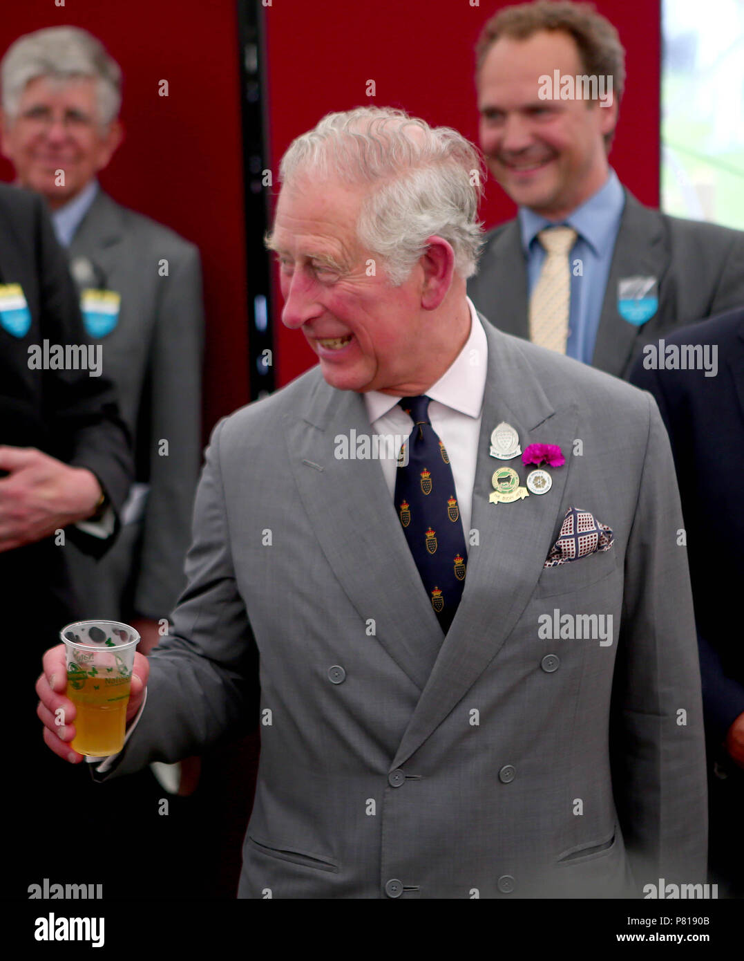 The Duke and Duchess of Cornwall visit Wadebridge and attend the Royal Cornwall Show  Featuring: Prince Charles, Charles Prince of Wales Where: Wadebridge, United Kingdom When: 07 Jun 2018 Credit: John Rainford/WENN Stock Photo