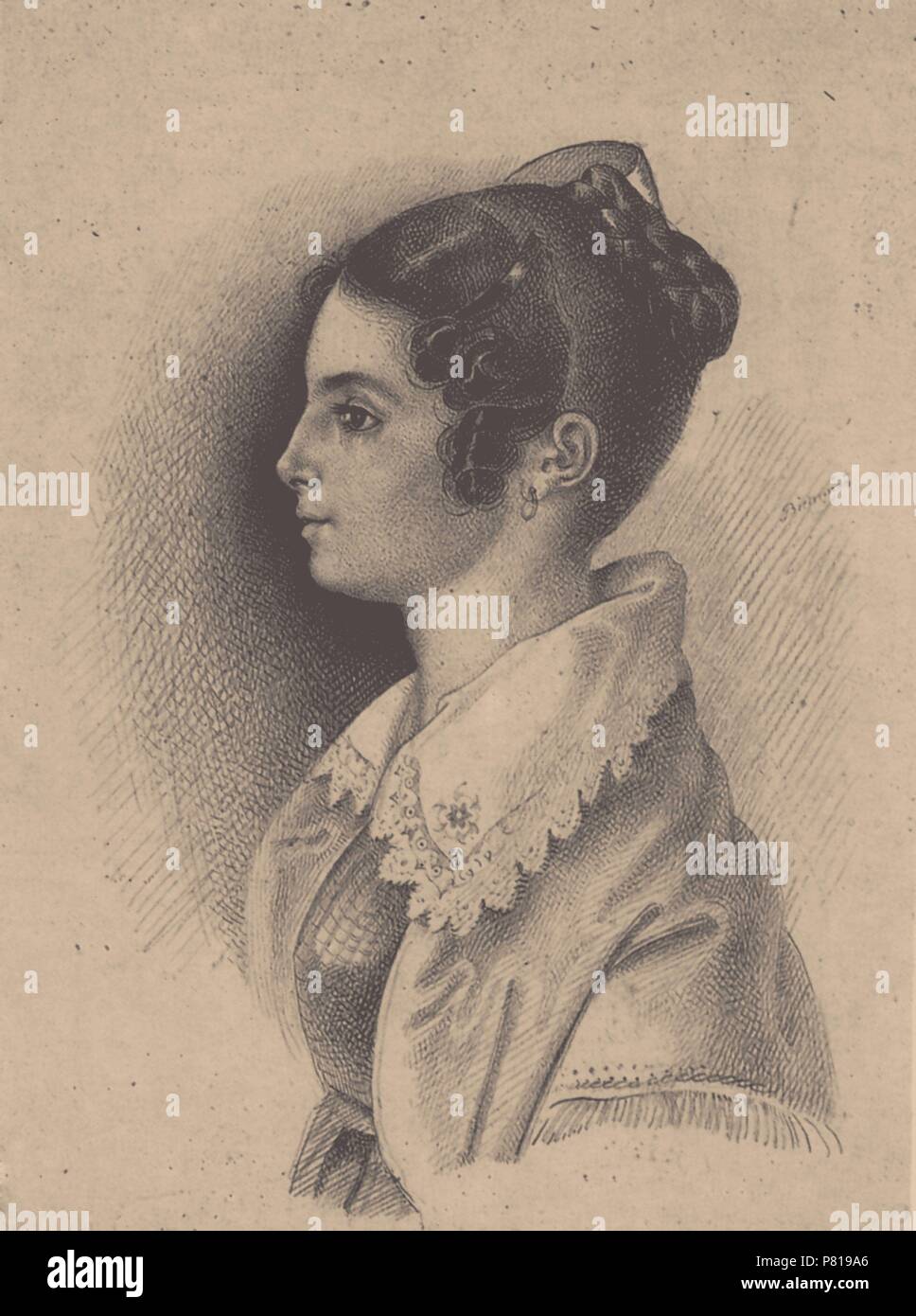 Countess Vera Fyodorovna Vyazemskaya, née Gagarina (1790-1886). Museum ...