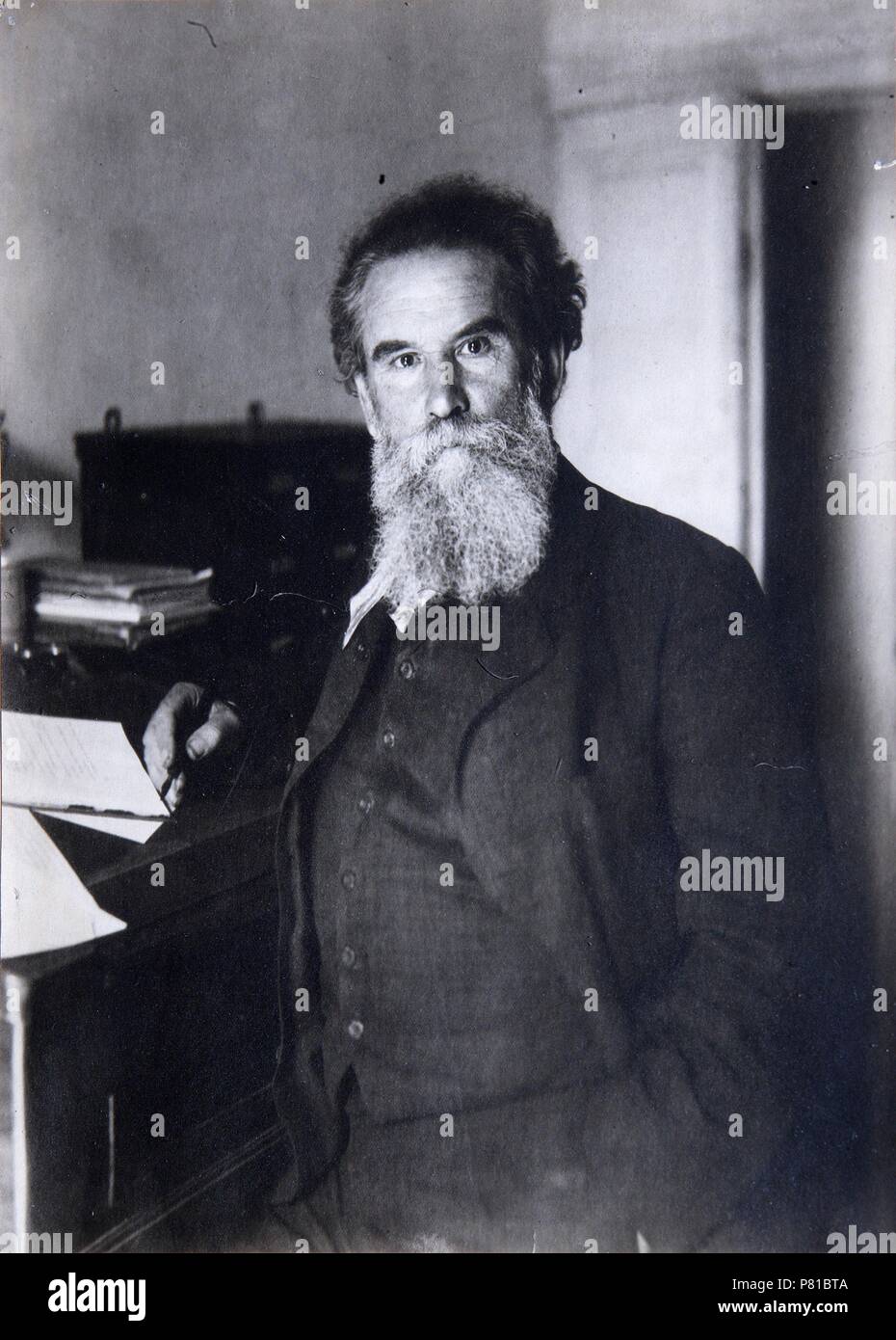 Portrait of the Author Vladimir Korolenko (1853-1921). Museum: Russian ...