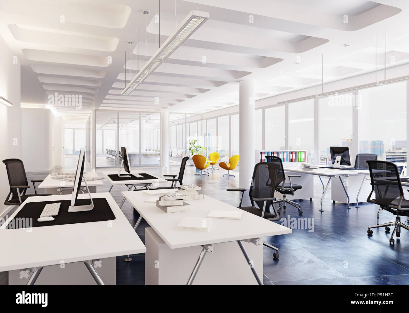 Modern loft office hi-res stock photography and images - Alamy