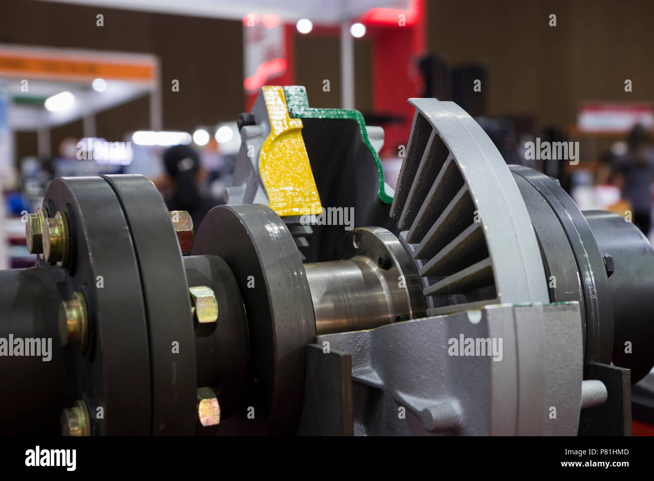 The Fluid Coupling for transmission motor power Stock Photo Alamy