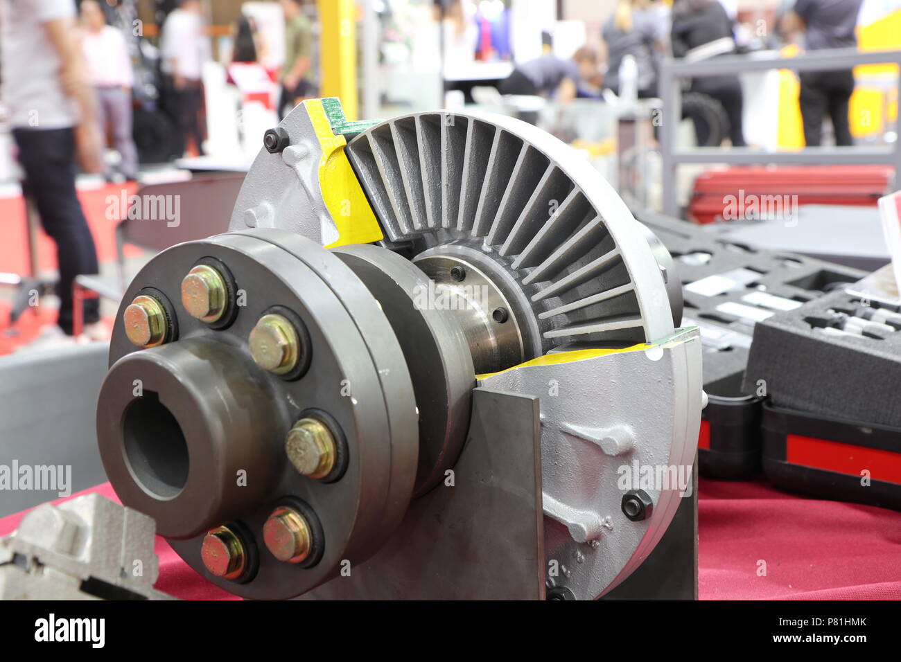 The Fluid Coupling for transmission motor power Stock Photo Alamy