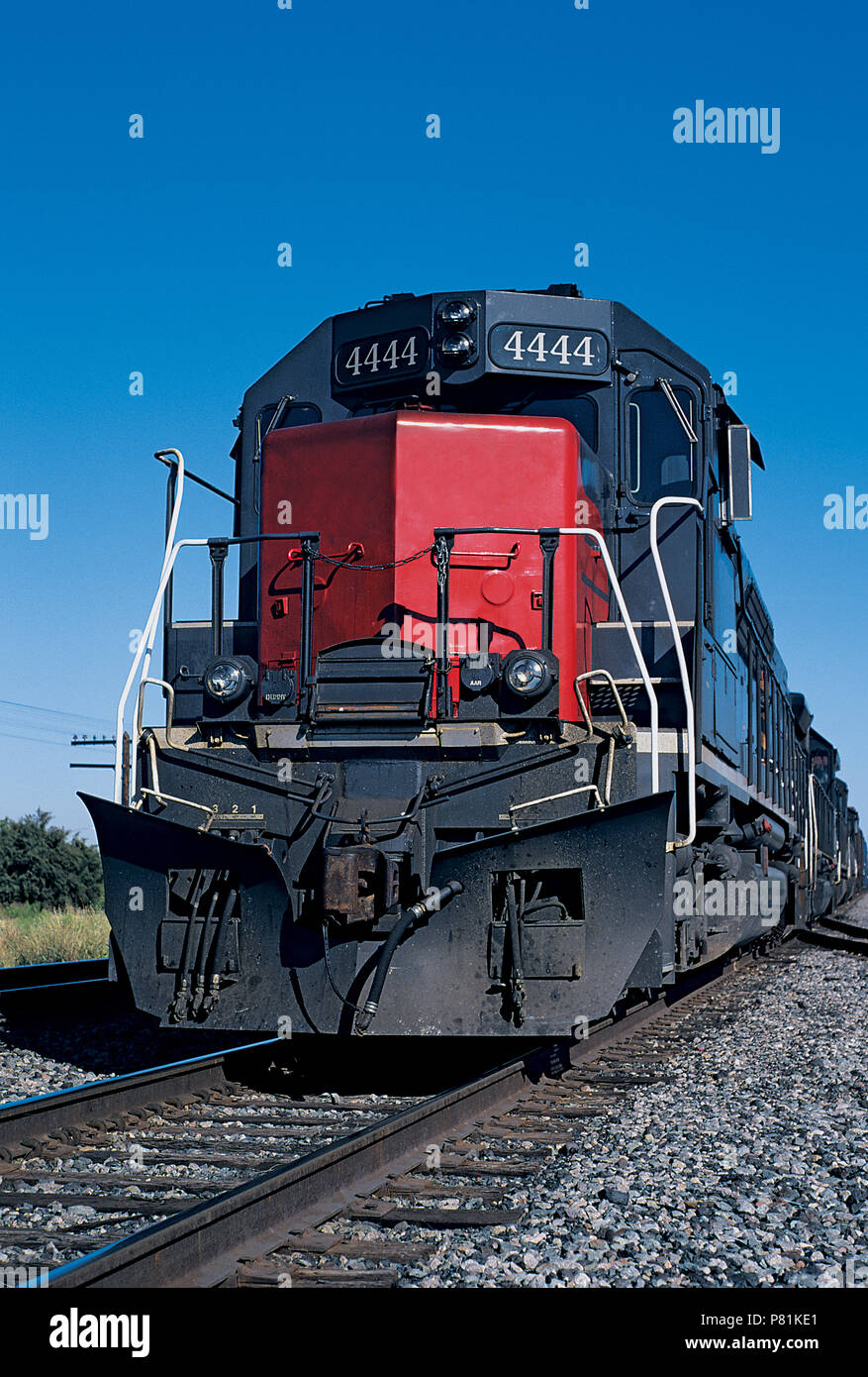 Diesel with Train Stock Photo Alamy