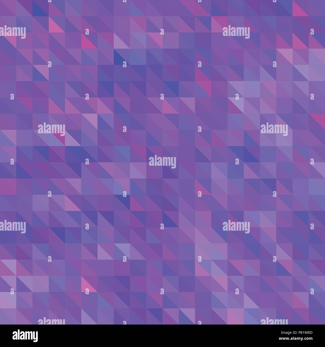 abstract vector geometric triangle background - purple and violet Stock Vector