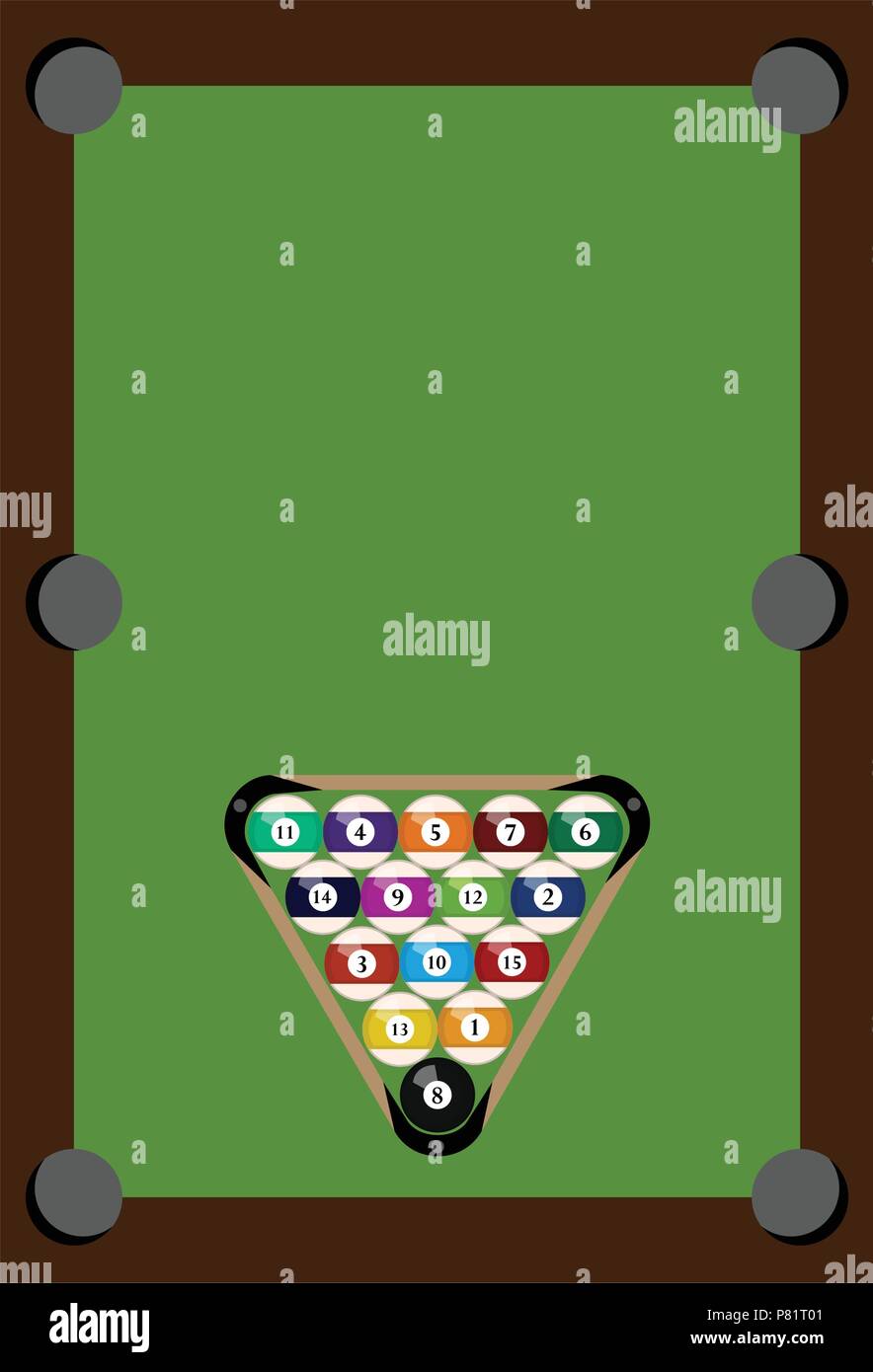 Pool billiard Stock Vector Images - Alamy