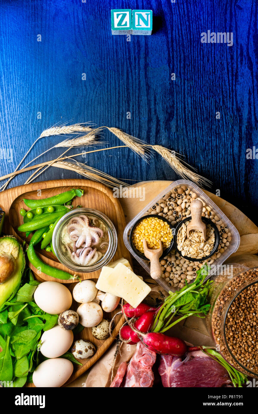 Foods Highest in Zinc as octopus in oil, beef, buckwheat, yellow cheese