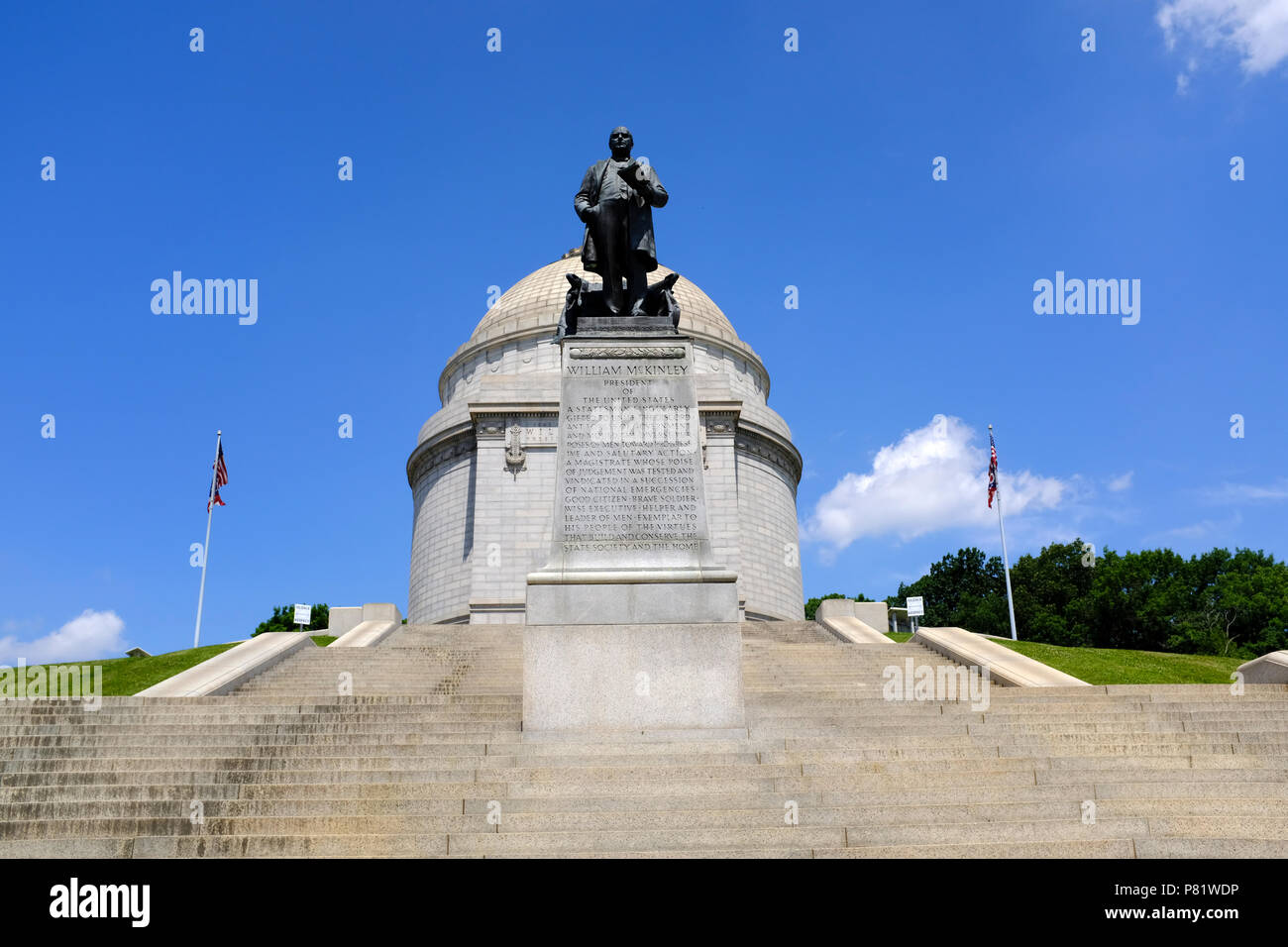 Statue of president william mckinley hires stock photography and