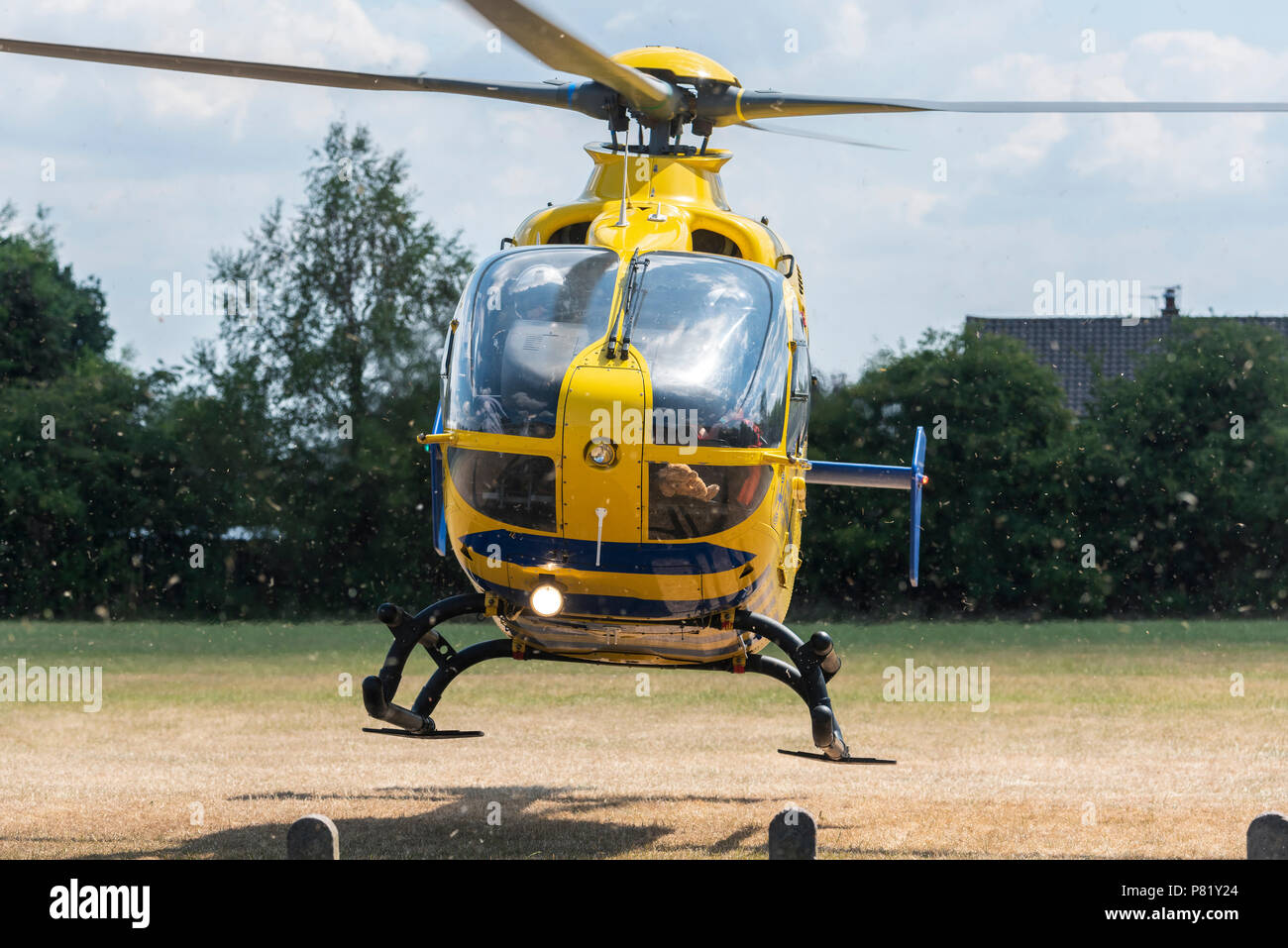 North West Air Ambulance helicopter. Stock Photo
