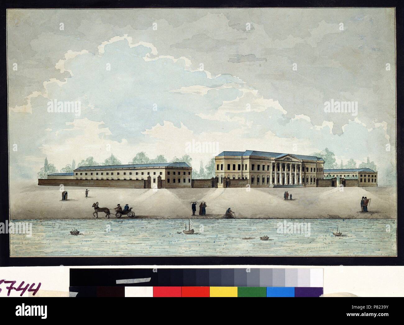 The Pashkov House in Moscow. Museum: State A. Pushkin Museum of Fine Arts, Moscow. Stock Photo