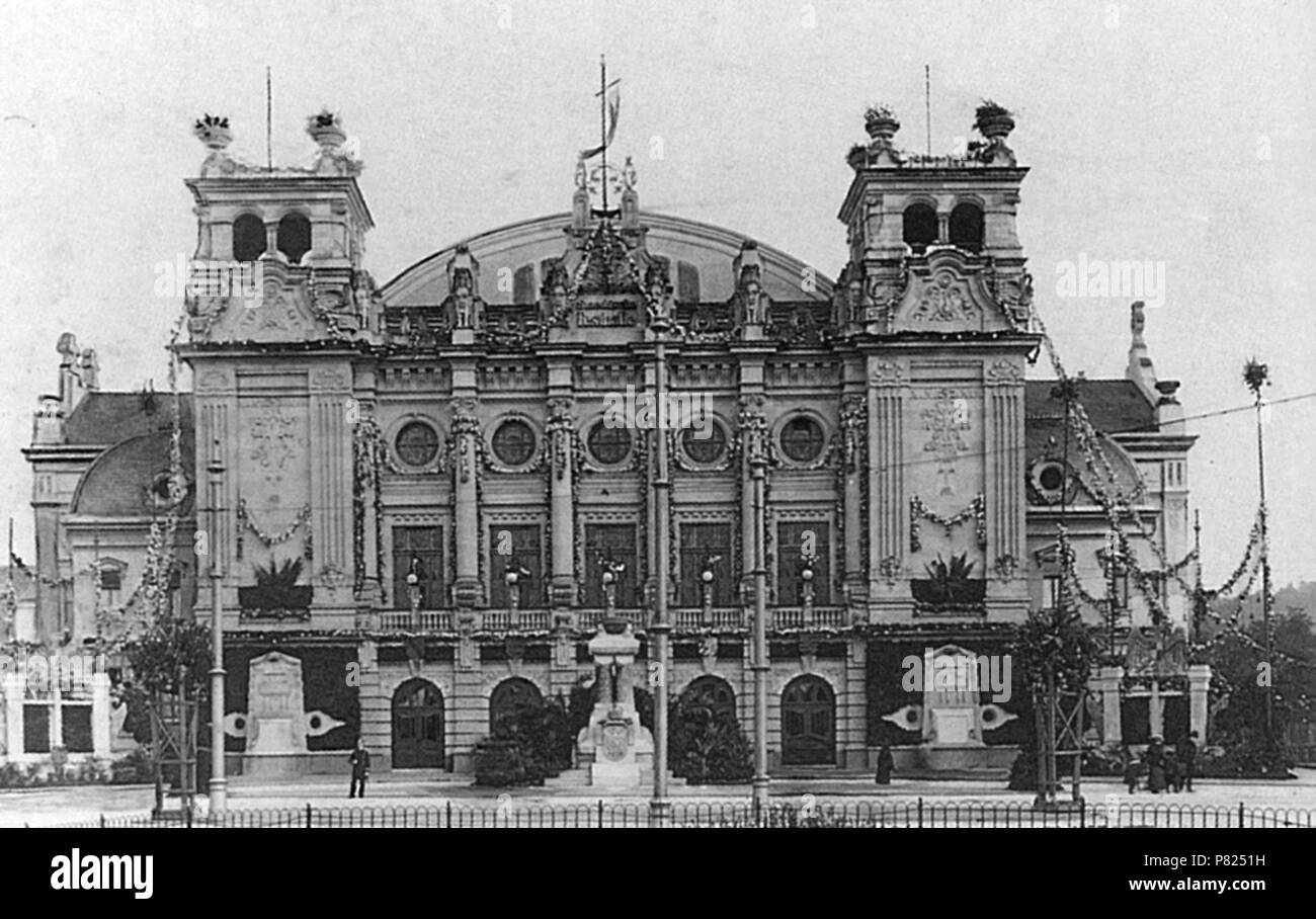 358 Städtische Festhalle Koblenz 1905 Stock Photo