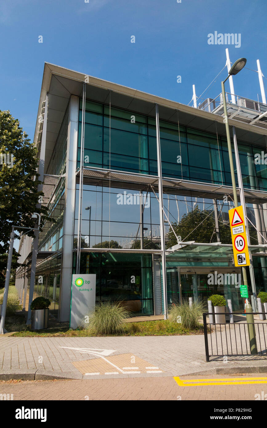 Building A at The Sunbury Business Park offices of BP PLC, at the