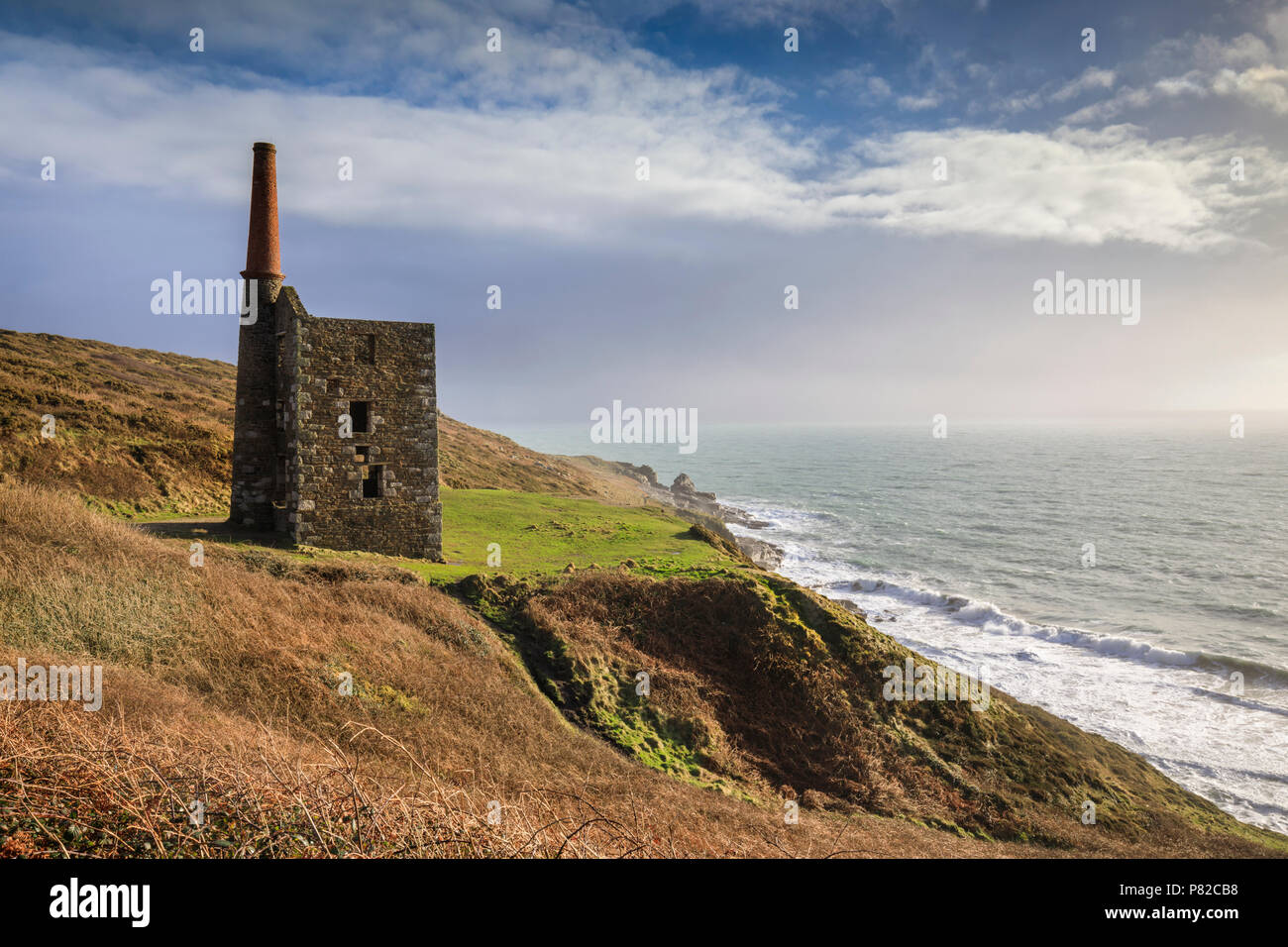 Wheal Prosper at Rinsey in Cornwall Stock Photo