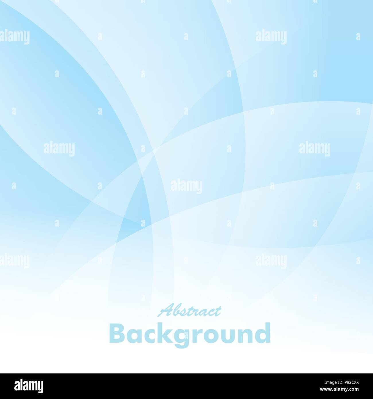 Abstract light blue background, vector Stock Vector