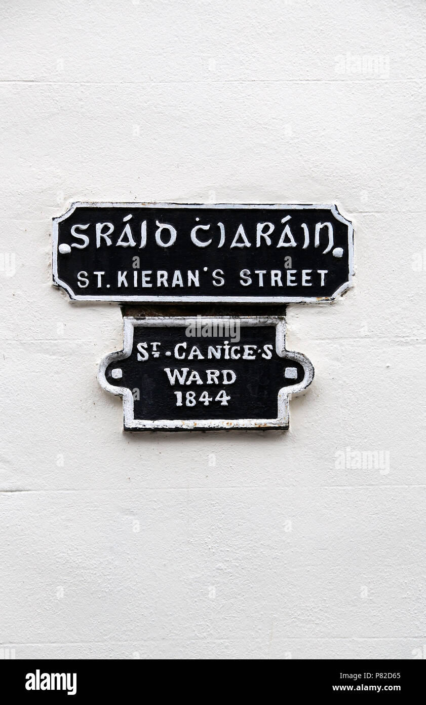 Street sign in Kilkenny Stock Photo