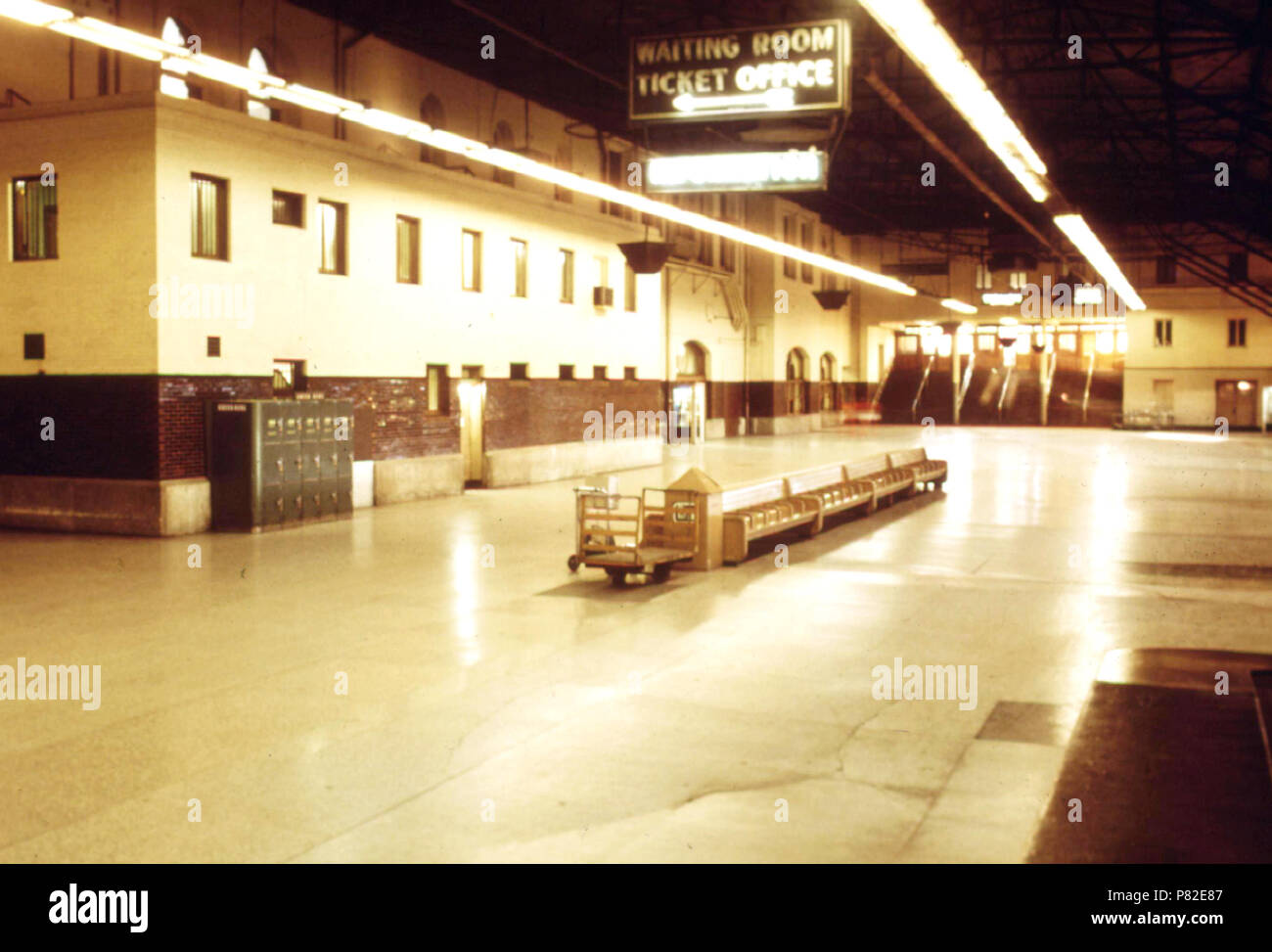 St. Louis, Missouri, Union Station as it appeared in the summer of 1974