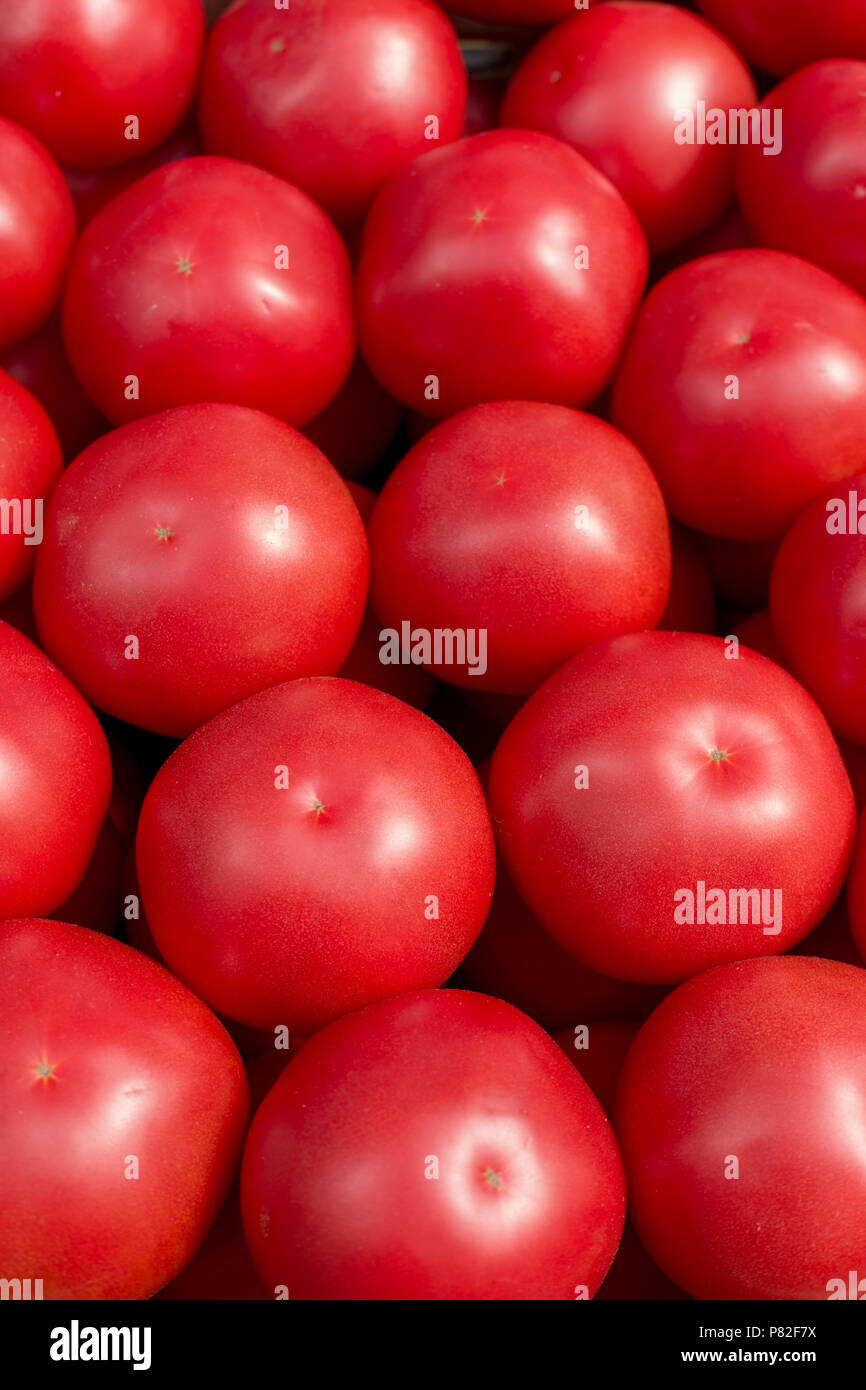 fresh tomato abstract fruit colorful pattern texture background Stock Photo