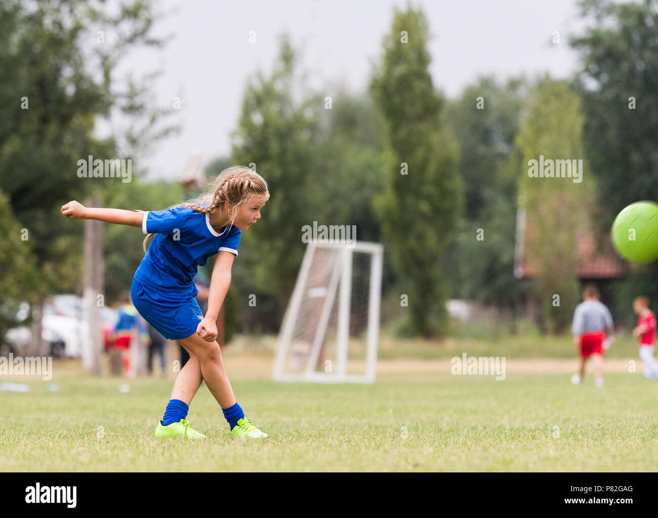 Kick child foot girl hires stock photography and images Alamy