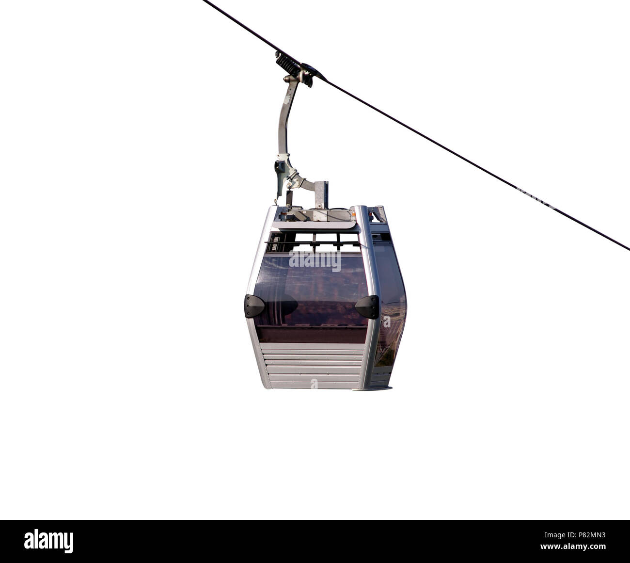 cable car isolated on white background Stock Photo Alamy