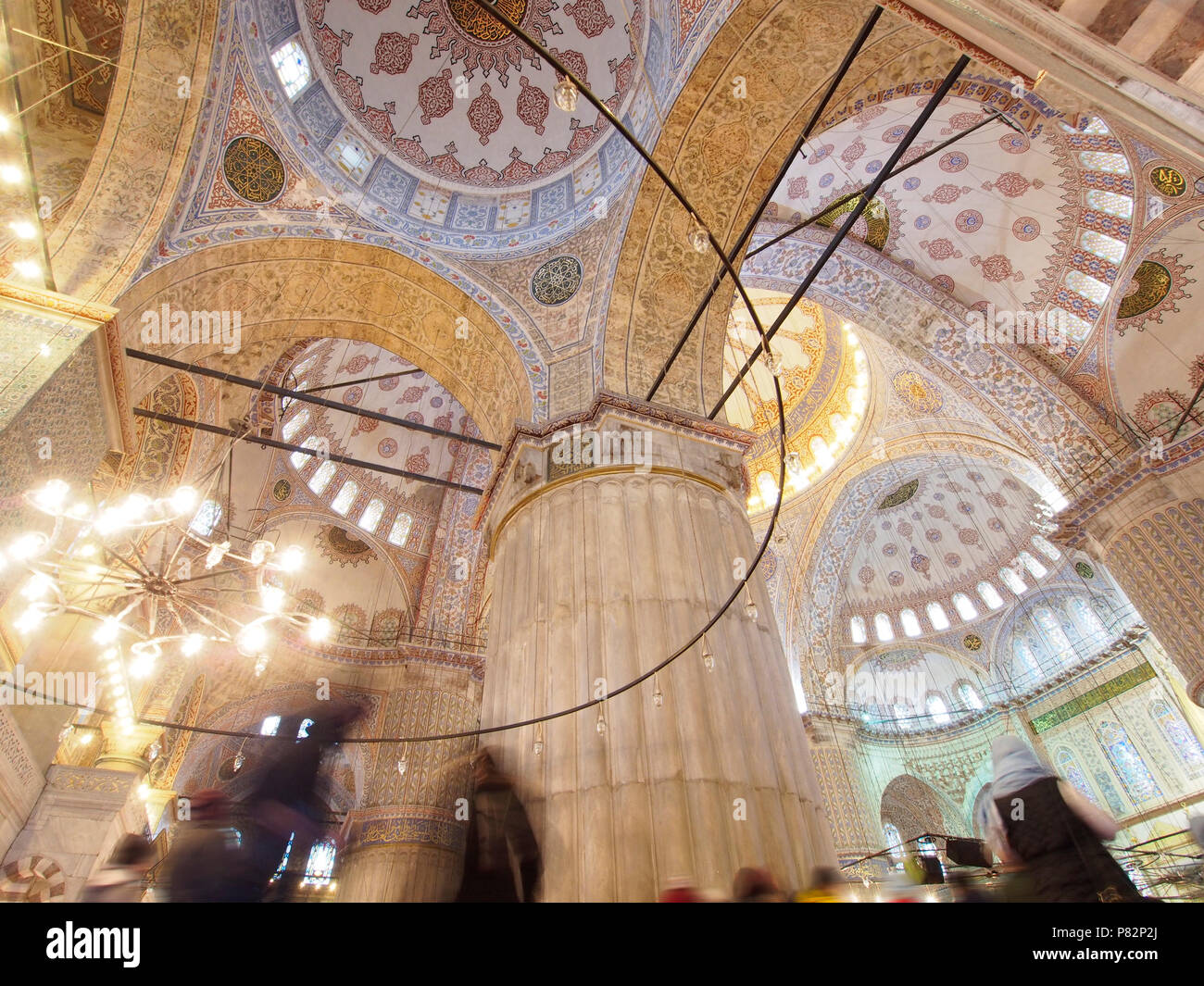 Suleymaniye Mosque Interior Stock Photo 211502890 Alamy