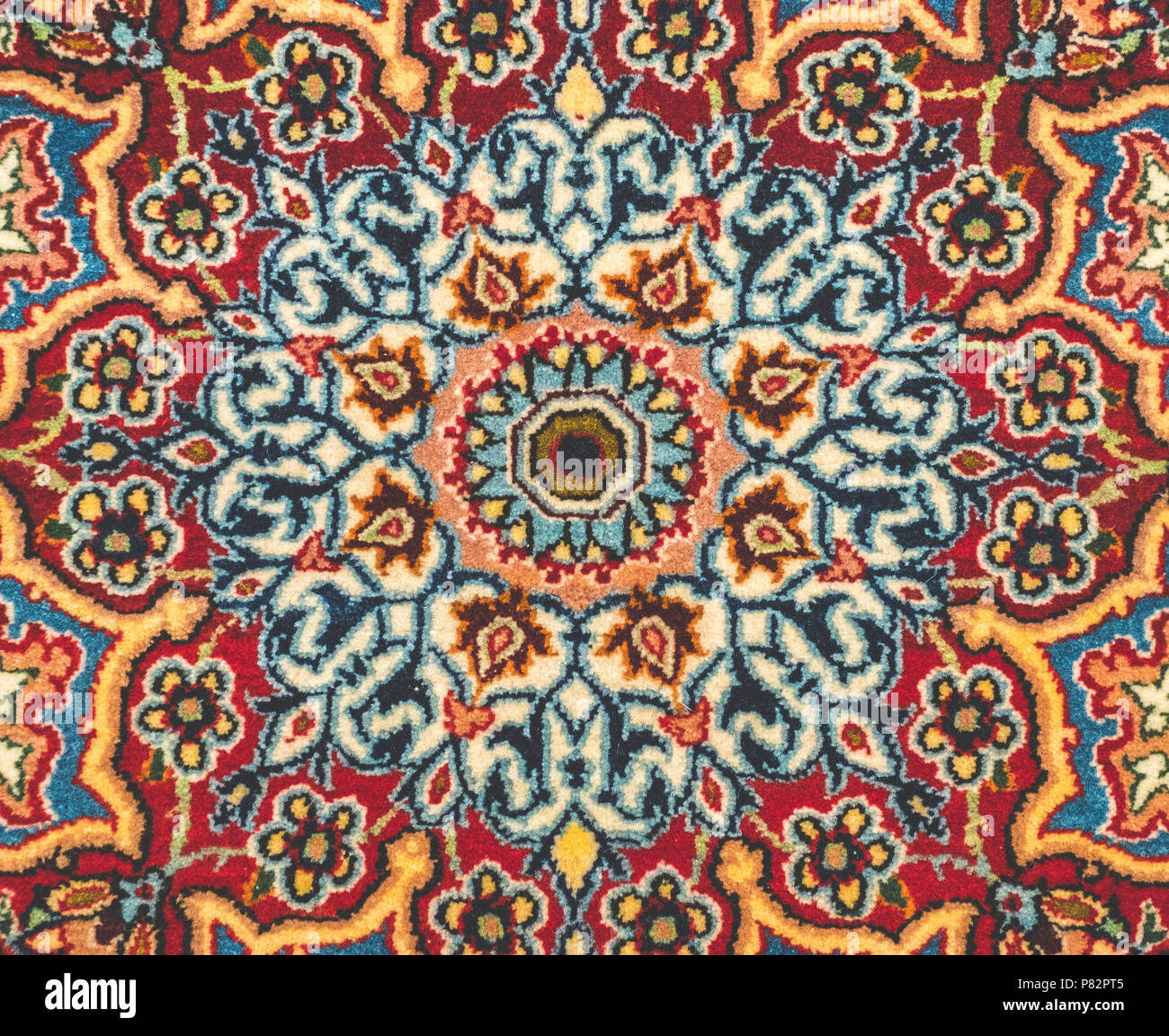 Traditional carpet detail Stock Photo