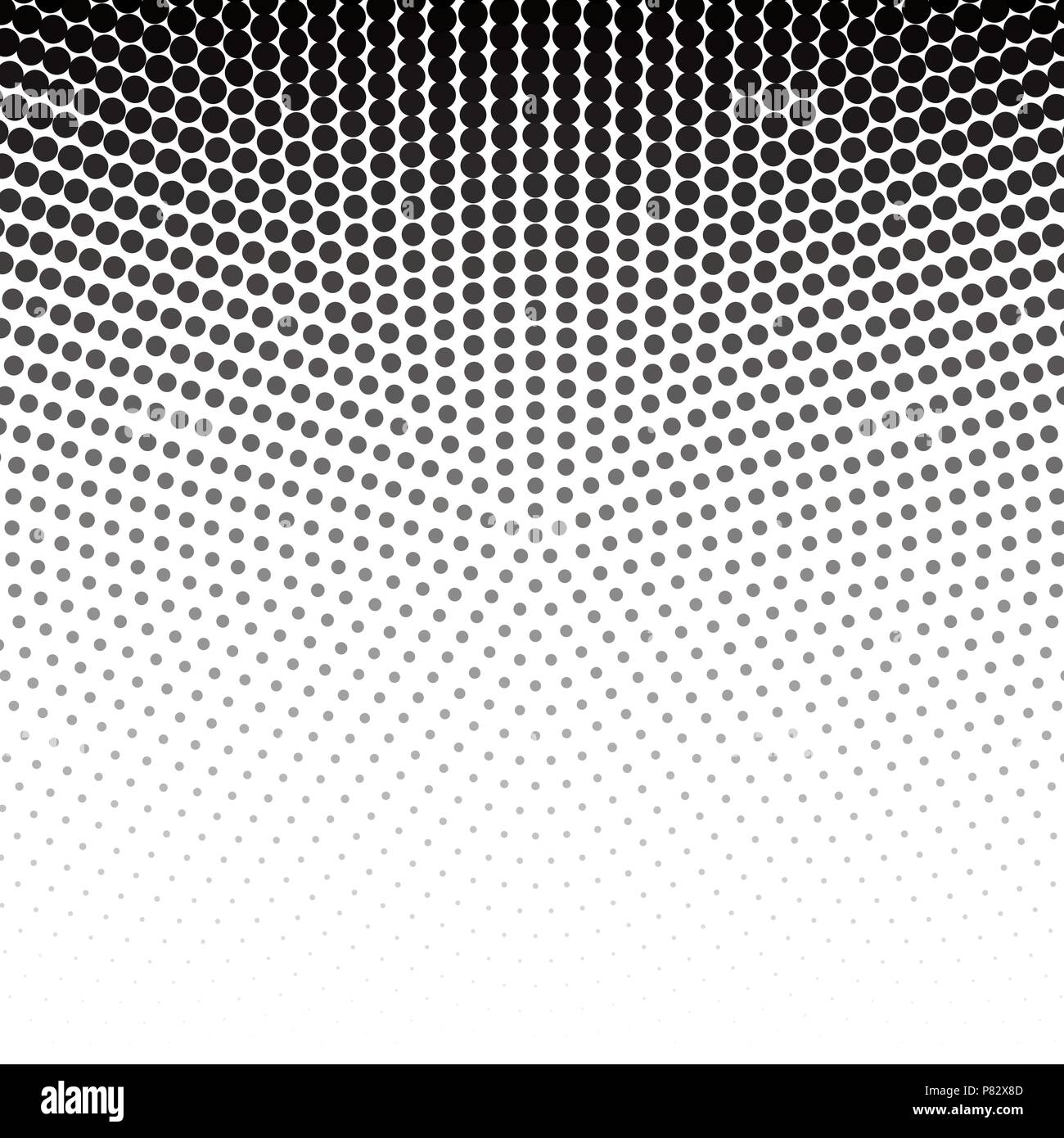 Vector dots halftone. Black dots on white background. texture round Stock Vector