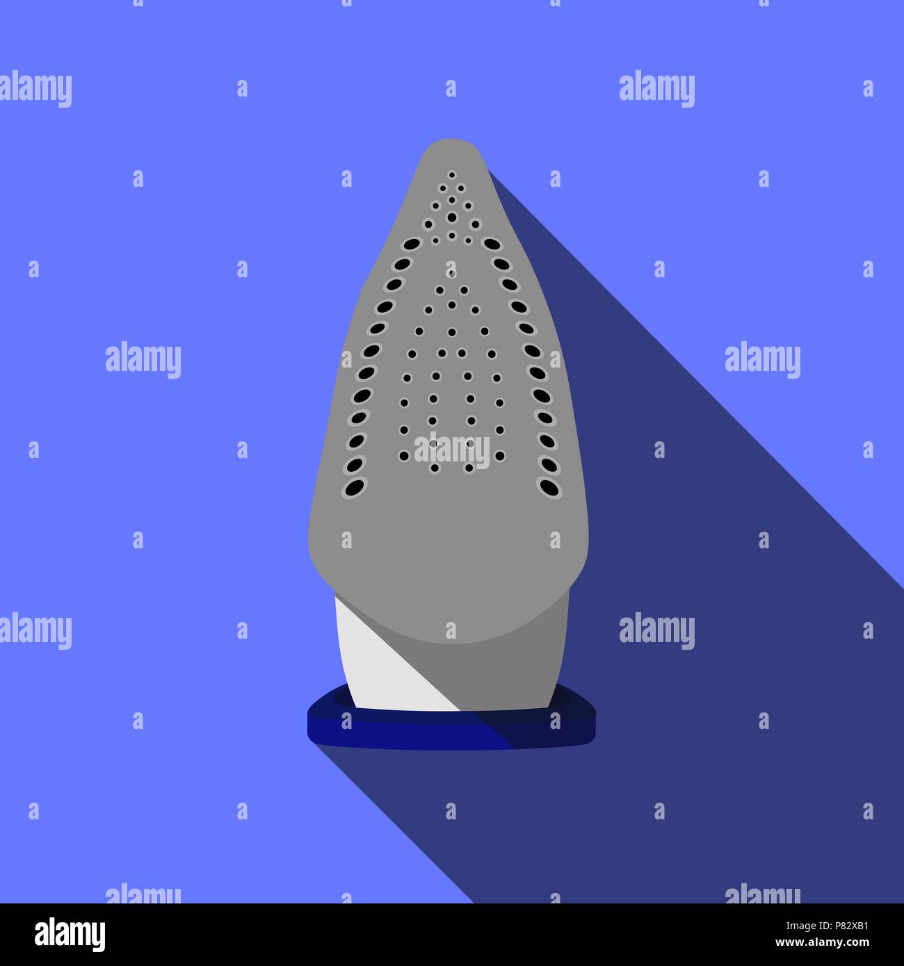 Electric iron, isolated, vector illustration, clothing irons, steam