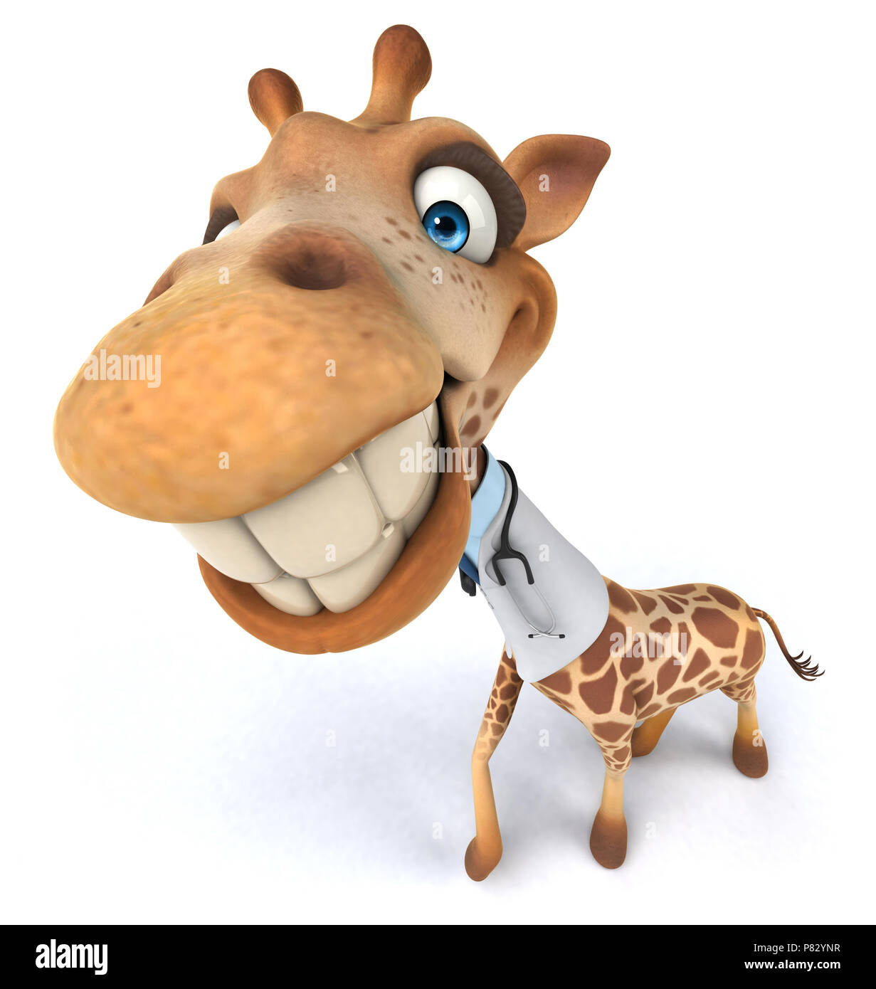 Fun giraffe Stock Photo