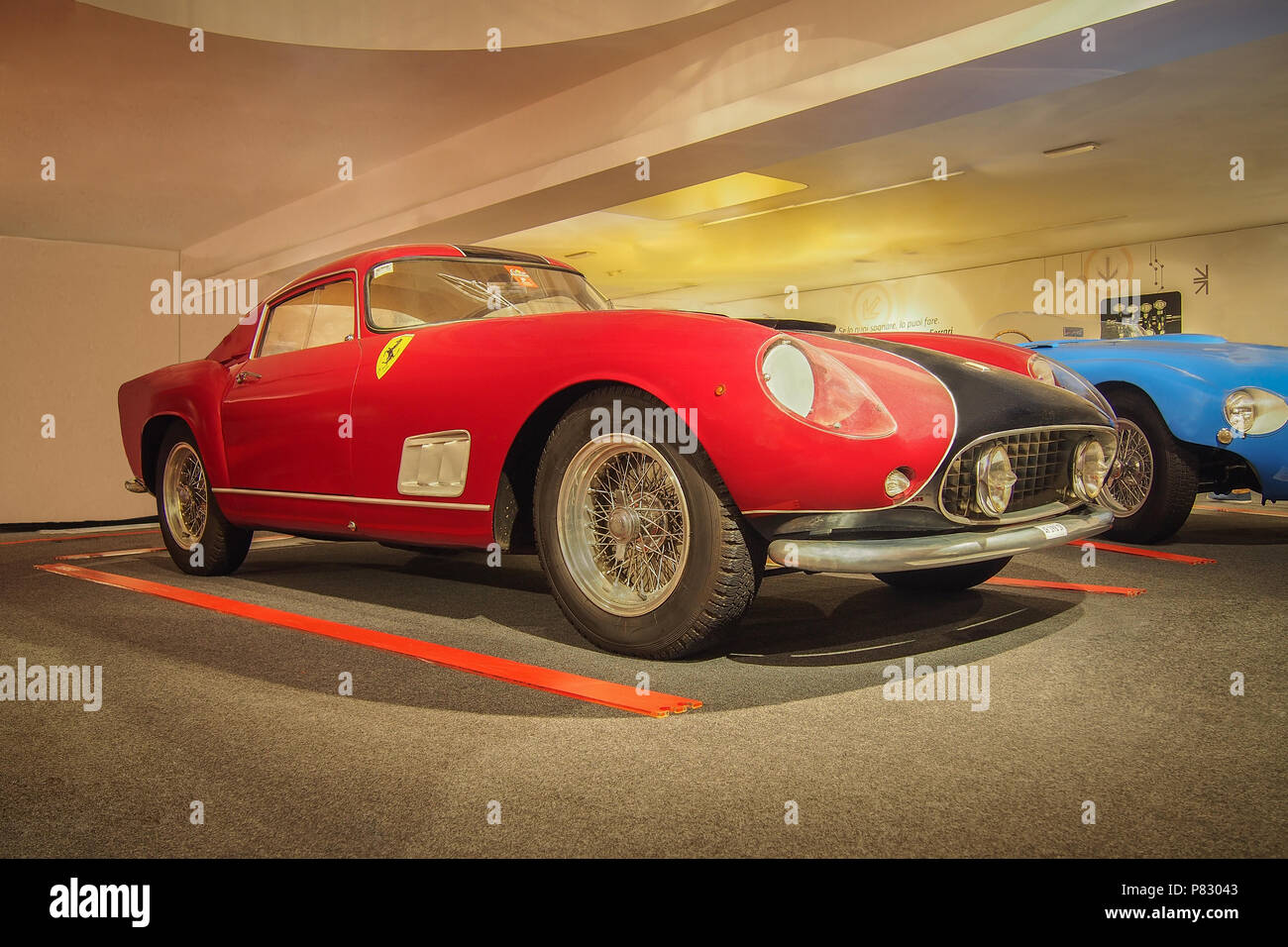 MARANELLO, ITALY-JULY 21, 2017: 1956 Ferrari 250 GT Berlinetta 'TdF' in the Ferrari Museum. Stock Photo