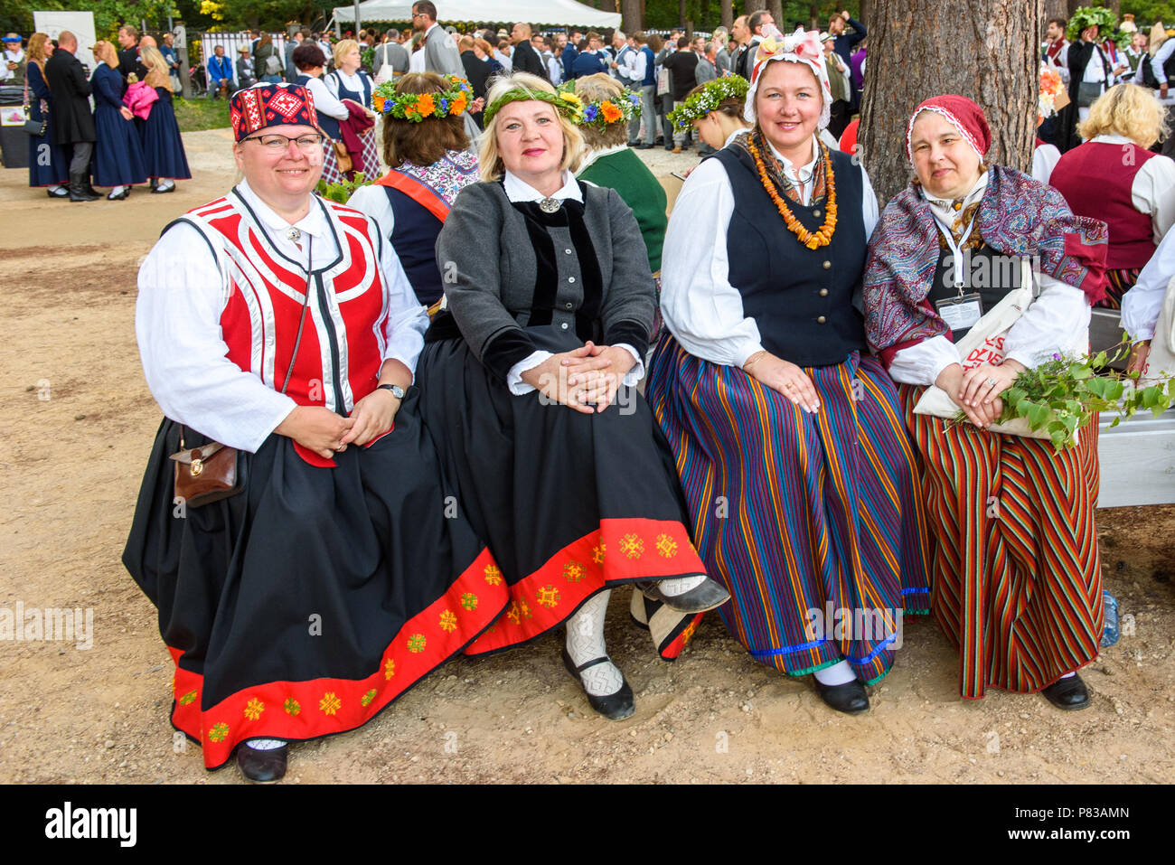 Riga, Latvia. 8th July 2018. 08.07.2018. RIGA, LATVIA. Closing Concert "Following the Starry Path" during The Song and Dance Celebration. Credit: Gints Ivuskans/Alamy Live News Stock Photo