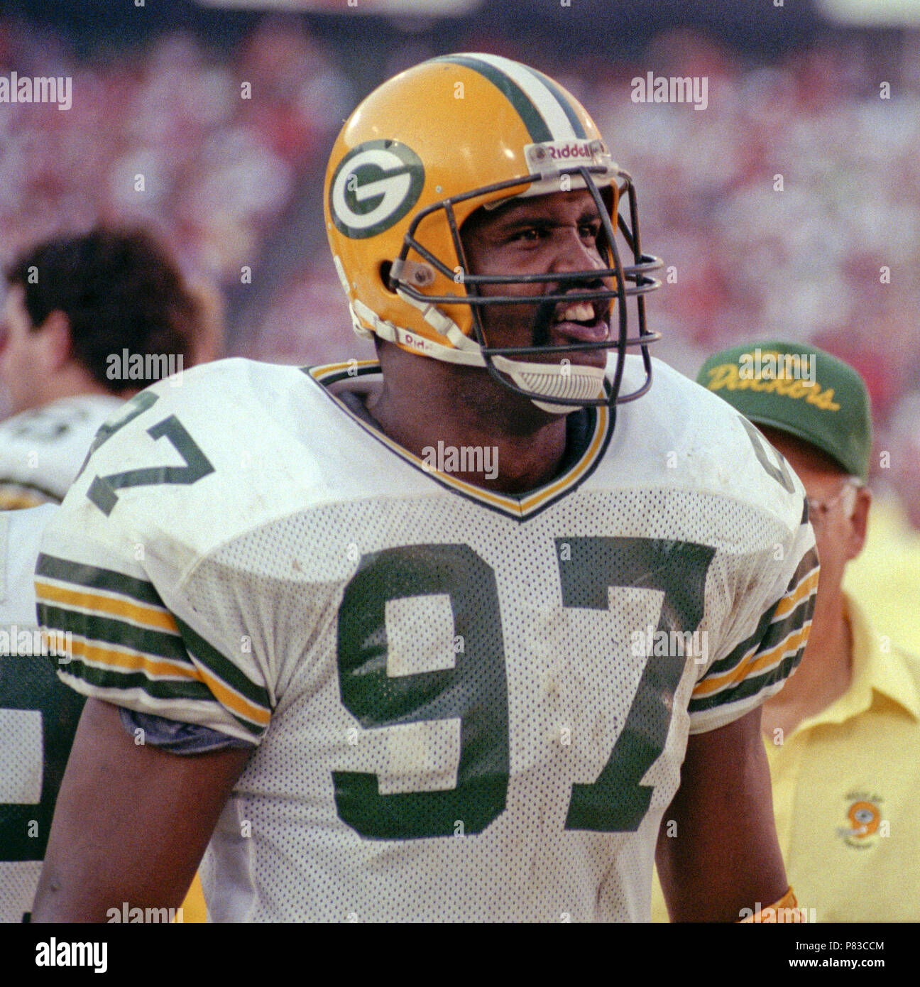 San Francisco, California, USA. 19th Nov, 1989. San Francisco 49ers vs  Green Bay Packers at Candlestick Park Sunday, November 19, 1989. Packers  beat 49ers 21-17. Packer running back Brent Fullwood Credit: Al