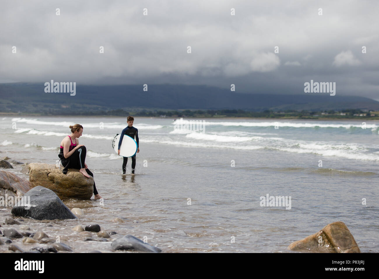 Strandhill Beach Ireland Stock Photos & Strandhill Beach