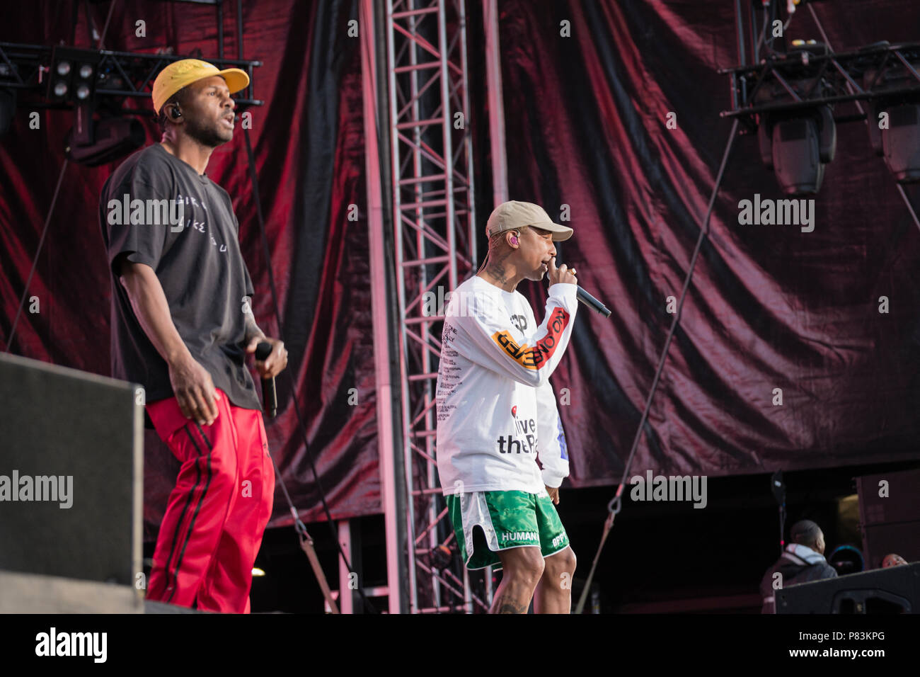 Turku Finland 8th July 18 Us Hip Hop Rock Band N E R D Performing At Ruisrock Open Air Festival Credit Stefan Cramer Alamy Live News Stock Photo Alamy