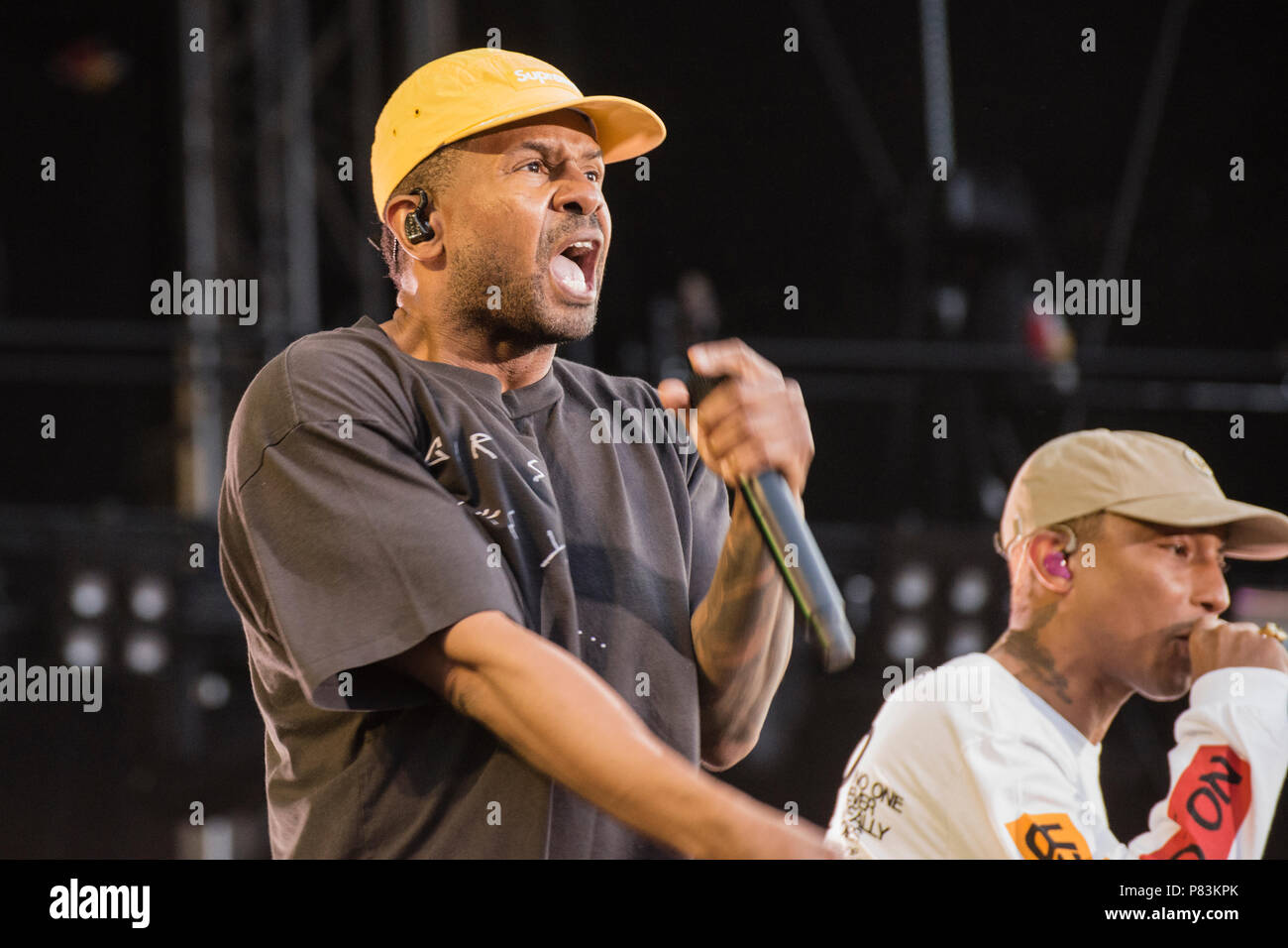 Turku Finland 8th July 18 Us Hip Hop Rock Band N E R D Performing At Ruisrock Open Air Festival Credit Stefan Cramer Alamy Live News Stock Photo Alamy